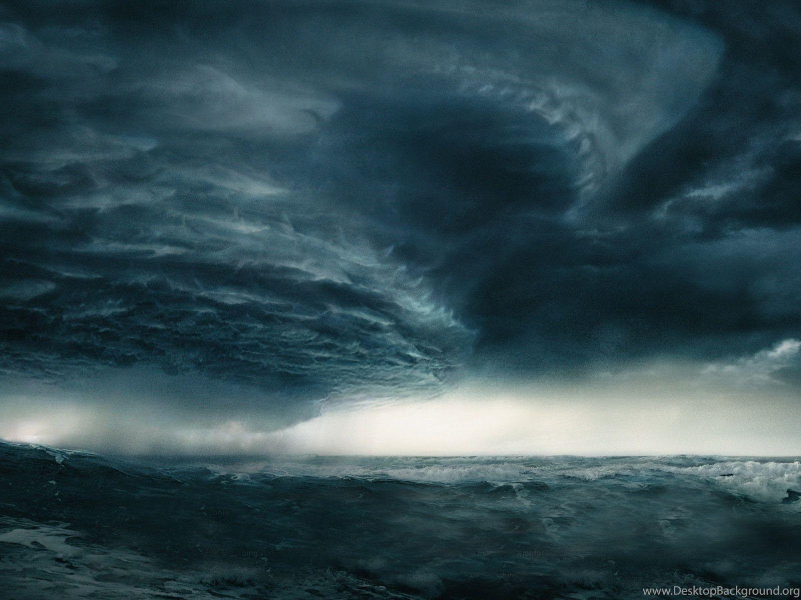 1600x1200 Stormy Ocean Wallpaper Desktop Background