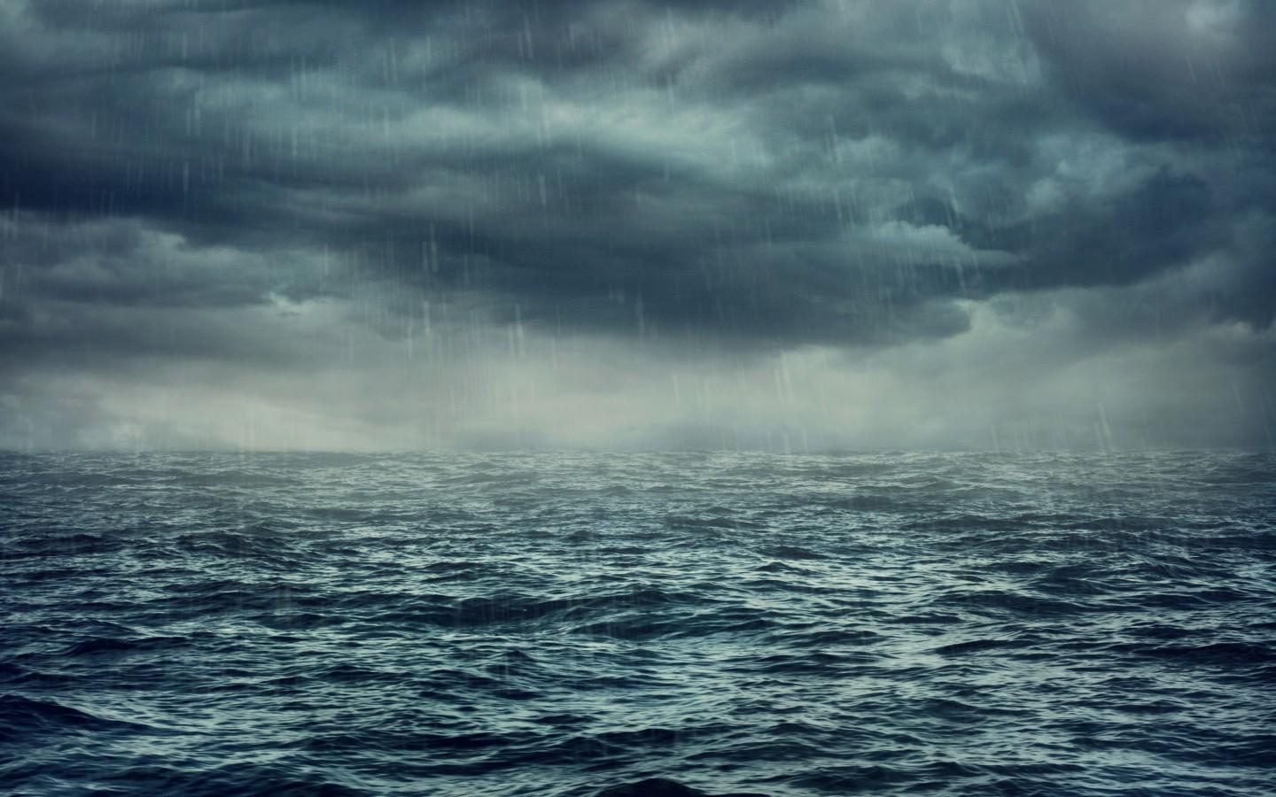 1440x900 Stormy Ocean Wallpaper (1440x900 px, 263.34 Kb)