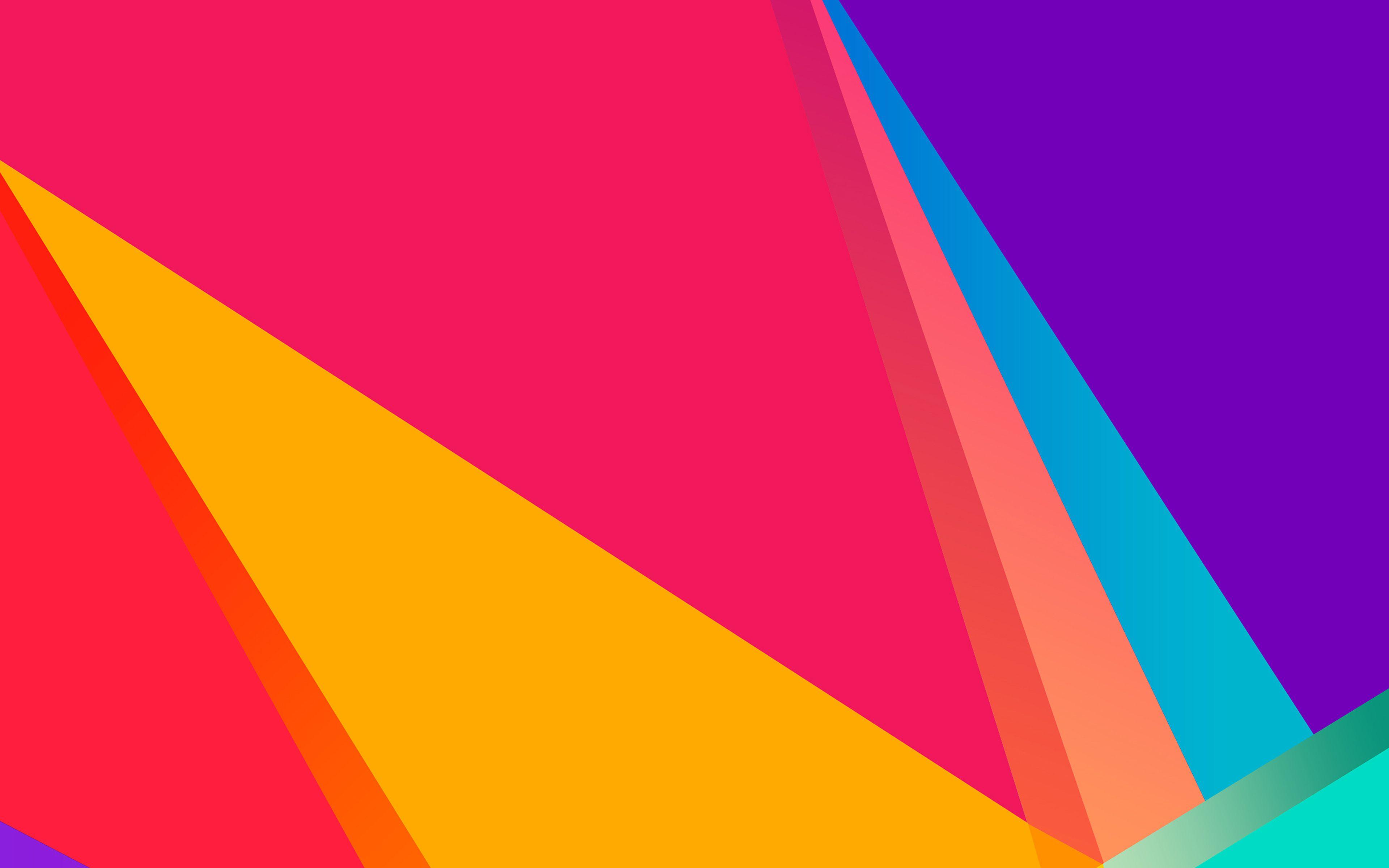 3840x2400 wallpaper for desktop, laptop. rainbow abstract red art minimal lines pattern