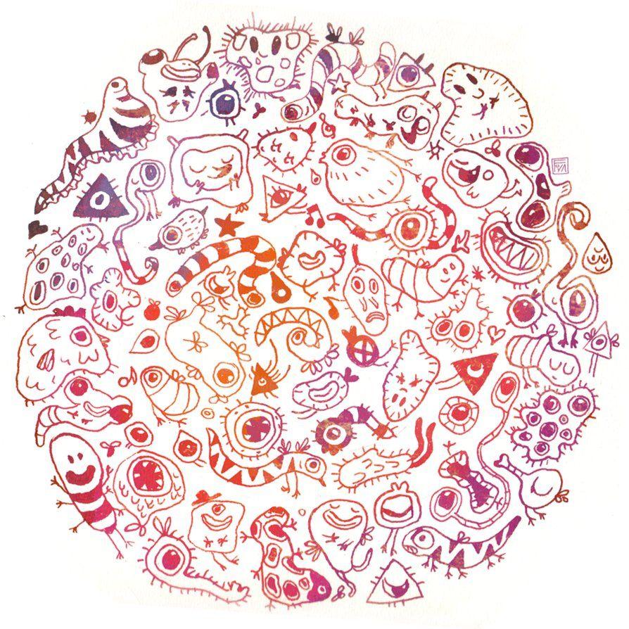 894x894 Microbes png 6 PNG Image