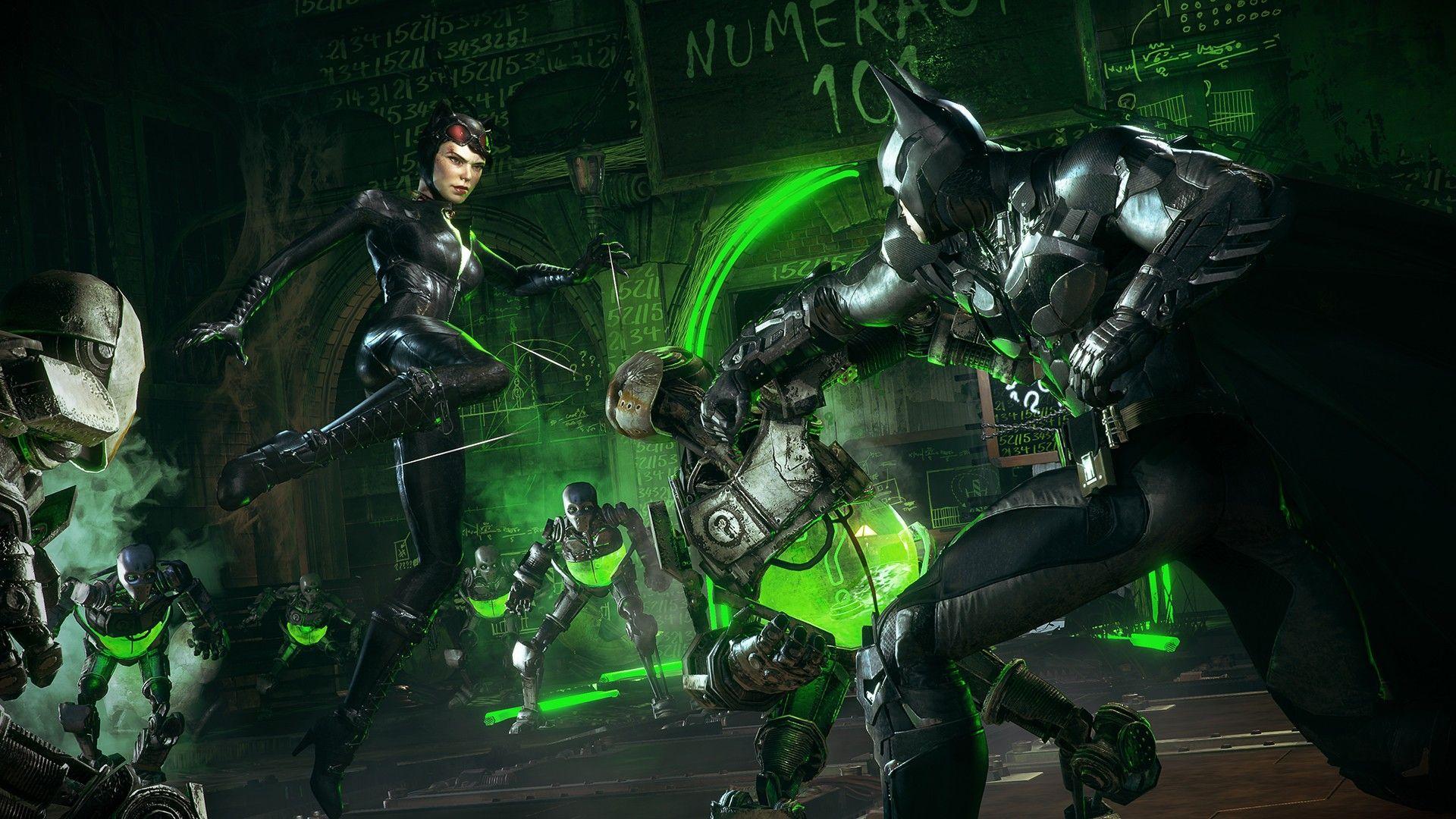 1920x1080 Batman, Batman: Arkham Knight, Gotham City, Catwoman, The Riddler