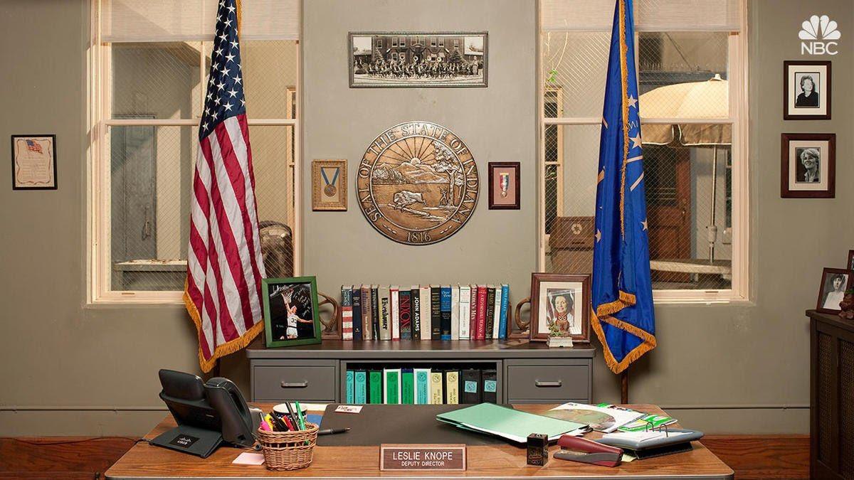 1200x675 Leslie Knope Parks and Rec office Zoom Background