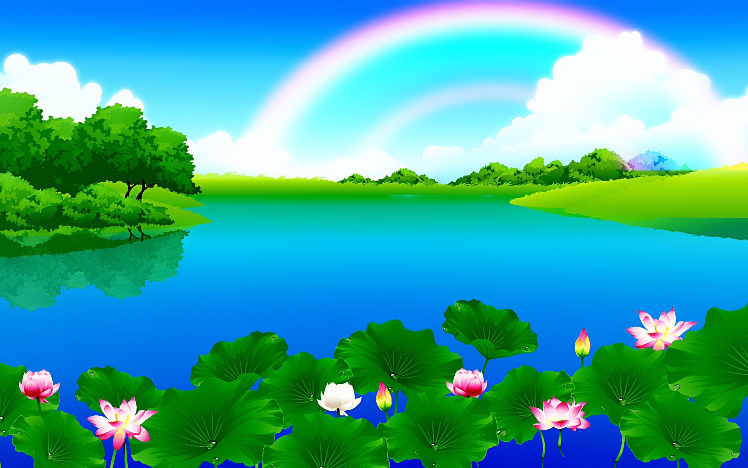 Cartoon Landscape HD Wallpapers - Top Free Cartoon Landscape HD Backgrounds  - WallpaperAccess