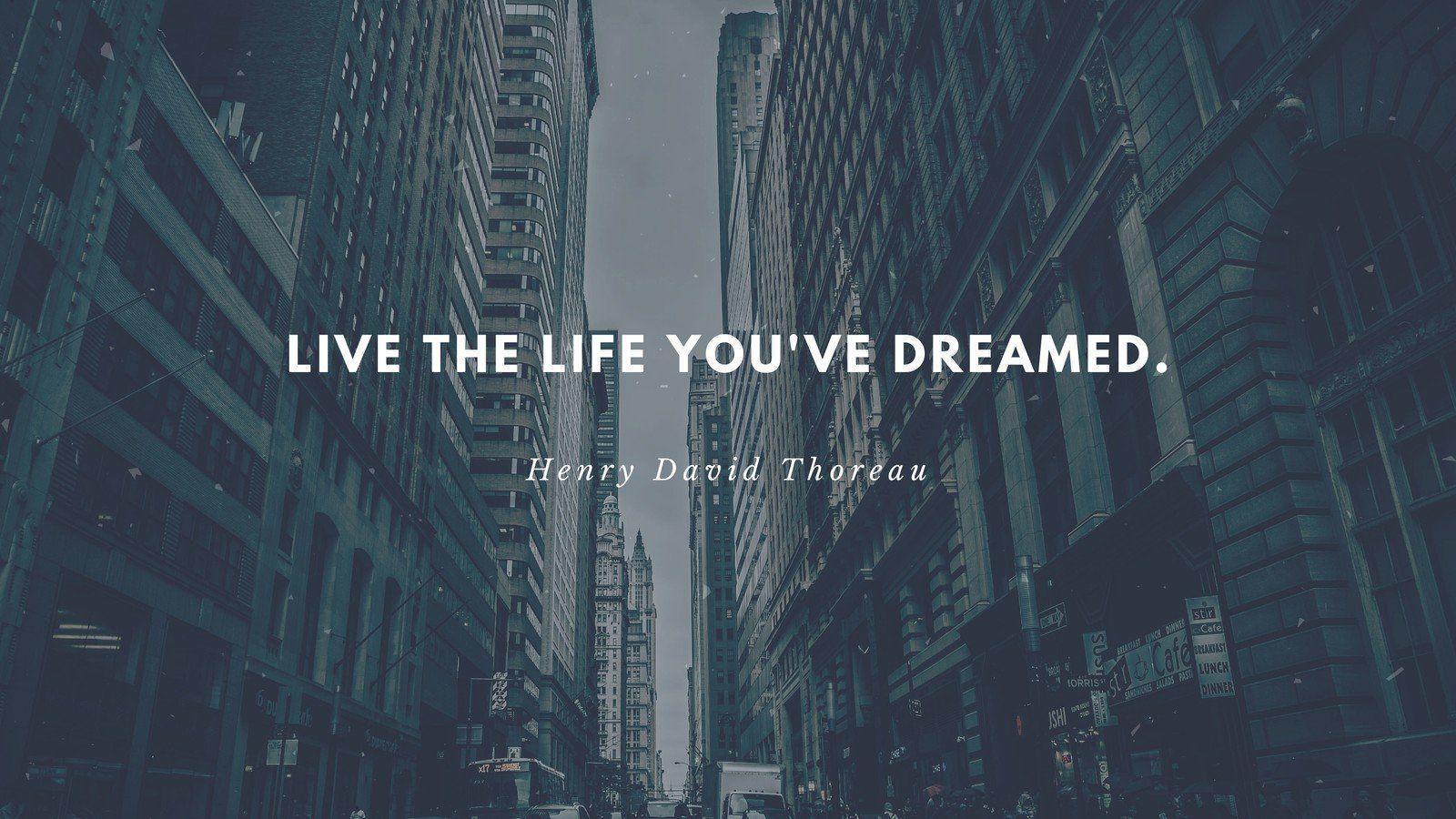 1600x900 Navy Blue Motivation Desktop Wallpaper