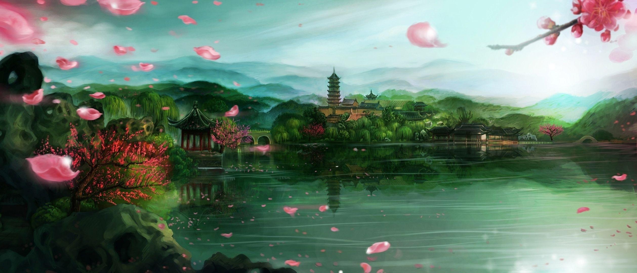 2517x1080 Oriental Wallpaper, Best Oriental Image Collection