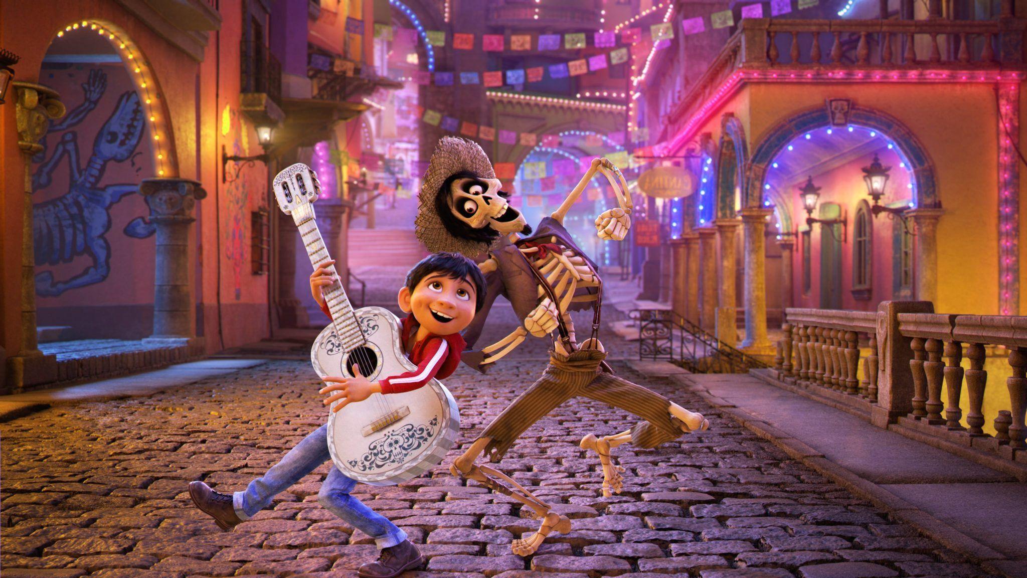 2048x1152 Disney's Coco is vibrant journey of life, death and legacy
