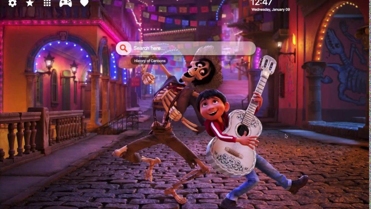 1280x720 Pixar Coco Movie Wallpaper and Background