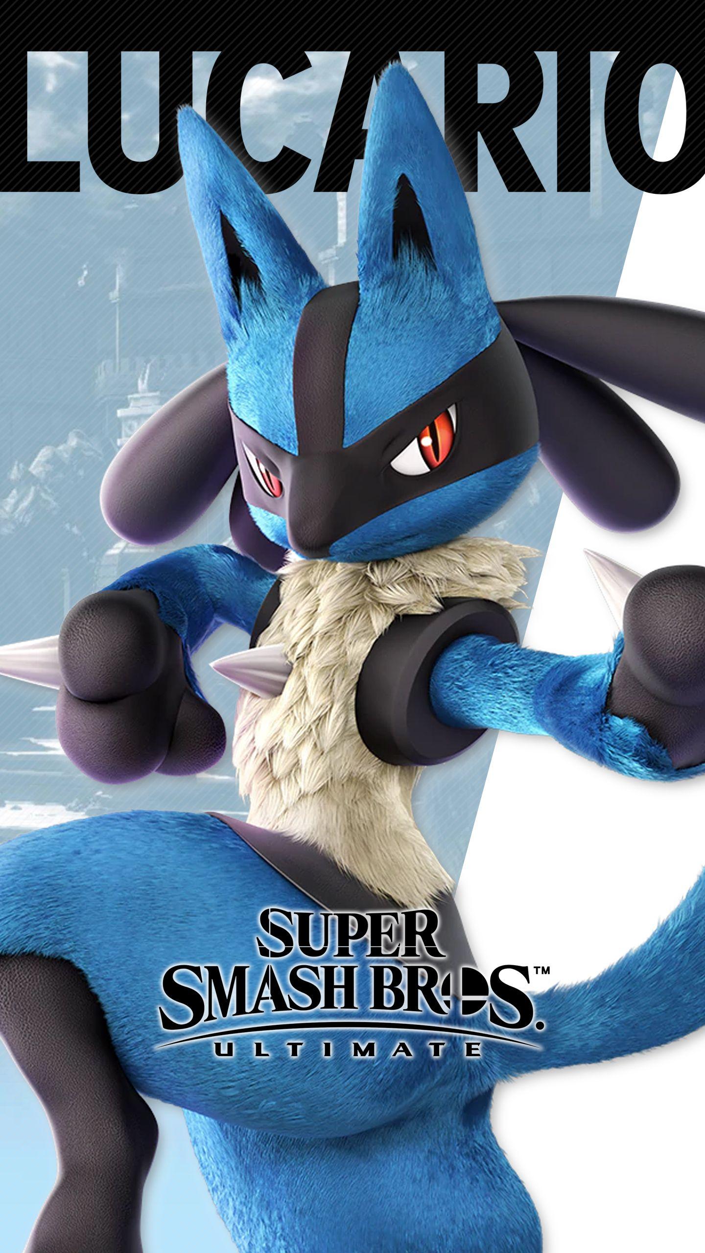 1440x2560 Mobile Smash Bros Ultimate Lucario, HD Wallpaper