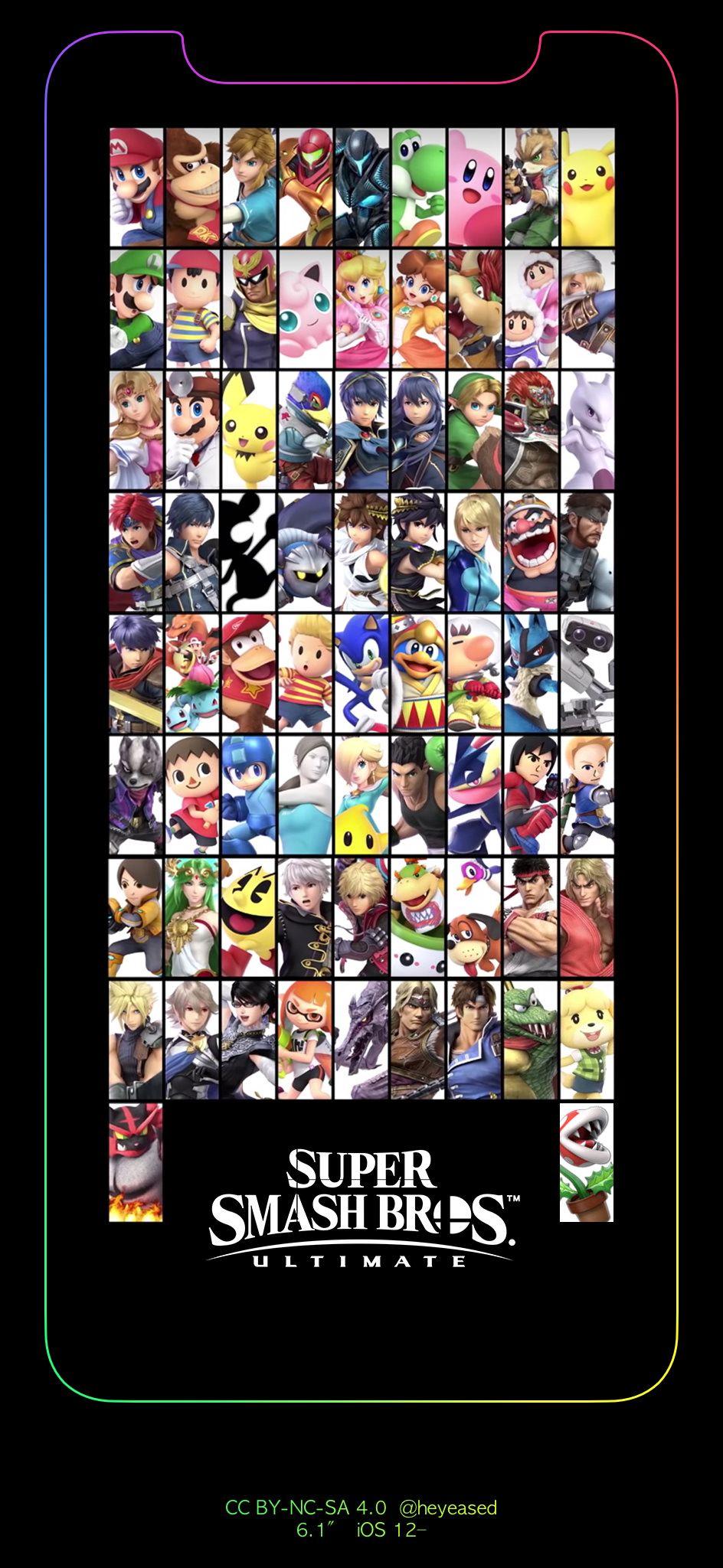 944x2048 Super Smash Bros Smash Bros Ultimate iPhone