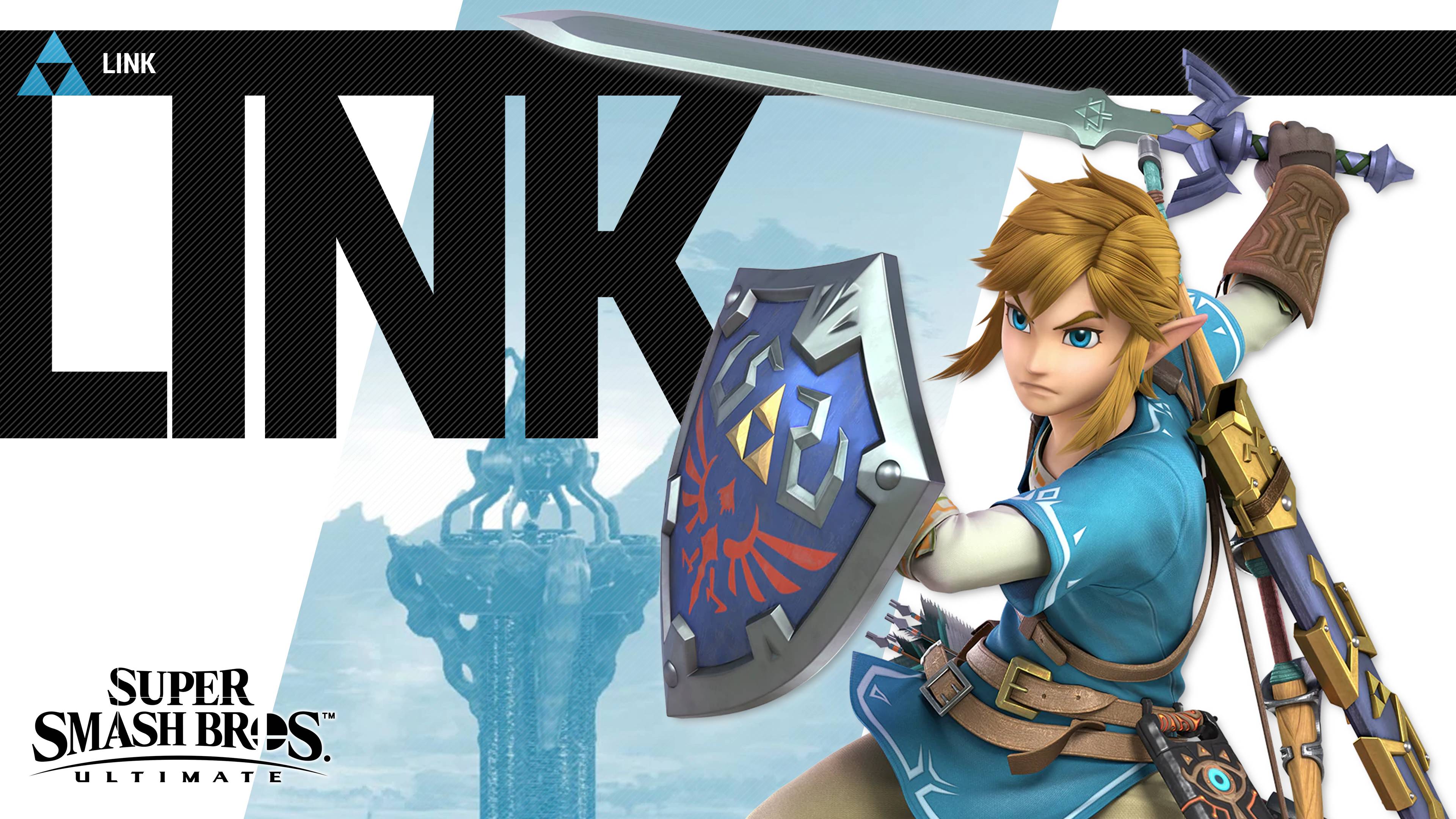 3840x2160 Super Smash Bros Ultimate Link Wallpaper. Cat with Monocle