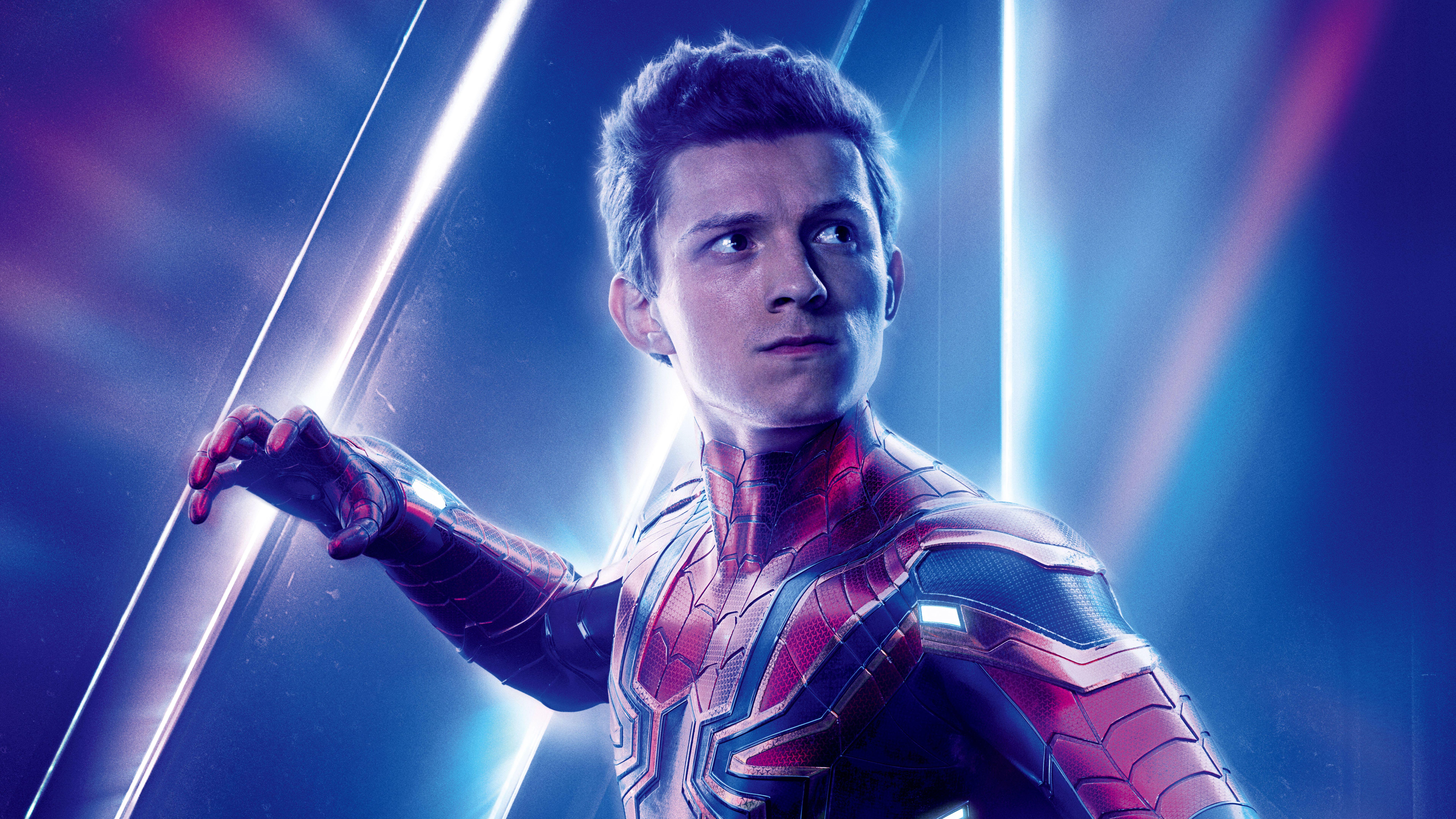 7680x4320 Spiderman In Avengers Infinity War New 8k Poster 8k HD