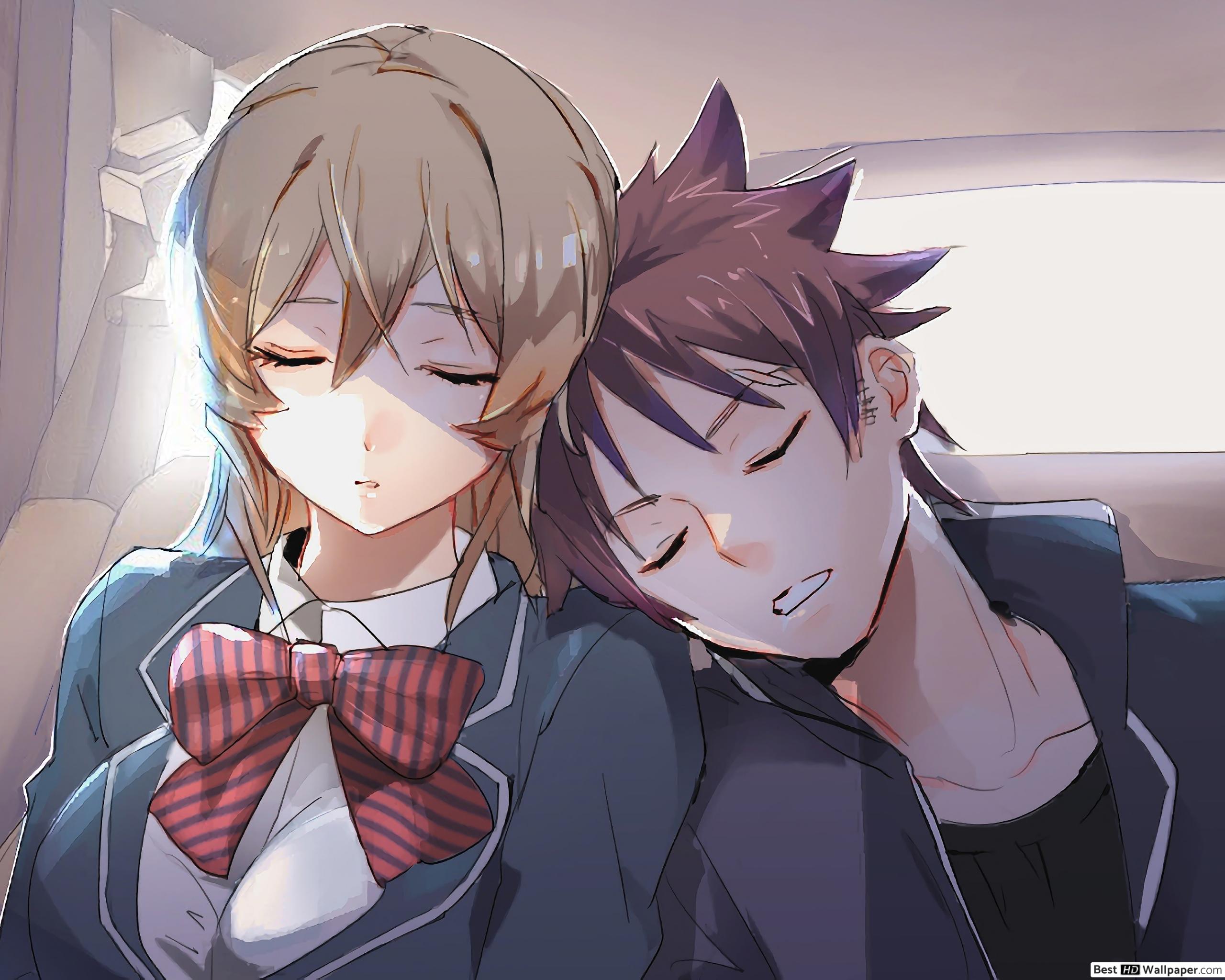 2560x2048 Food Wars! Shokugeki No Soma sleep HD wallpaper download