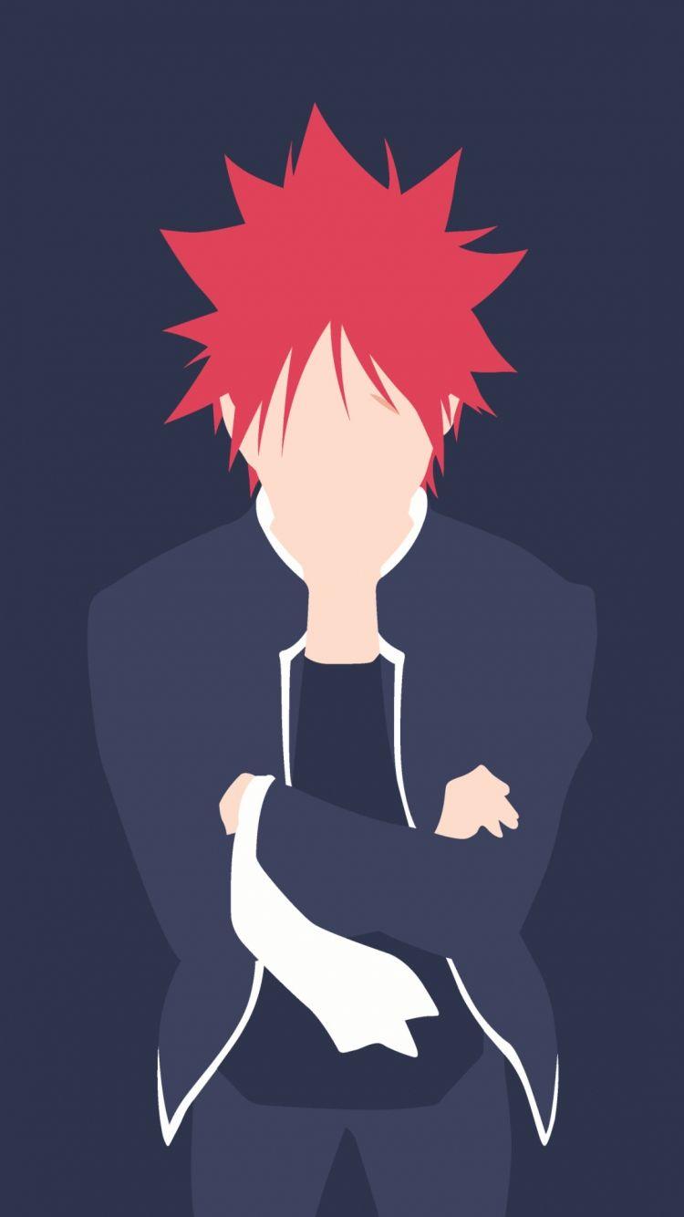 750x1334 Free download Food Wars Shokugeki No Soma Wallpaper
