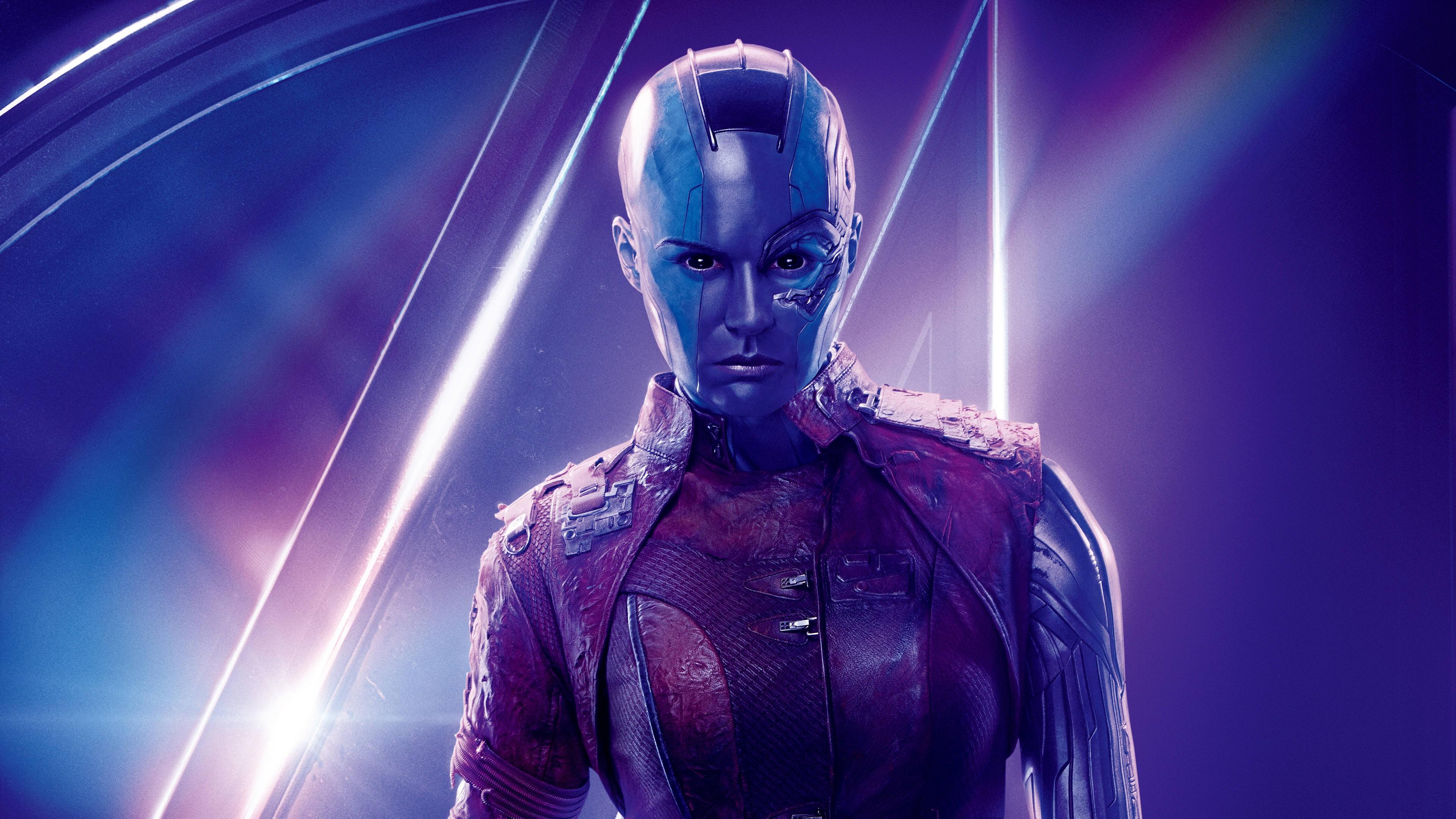 7680x4320 Karen Gillan as Nebula in Avengers Infinity War 4K 8K Wallpaper