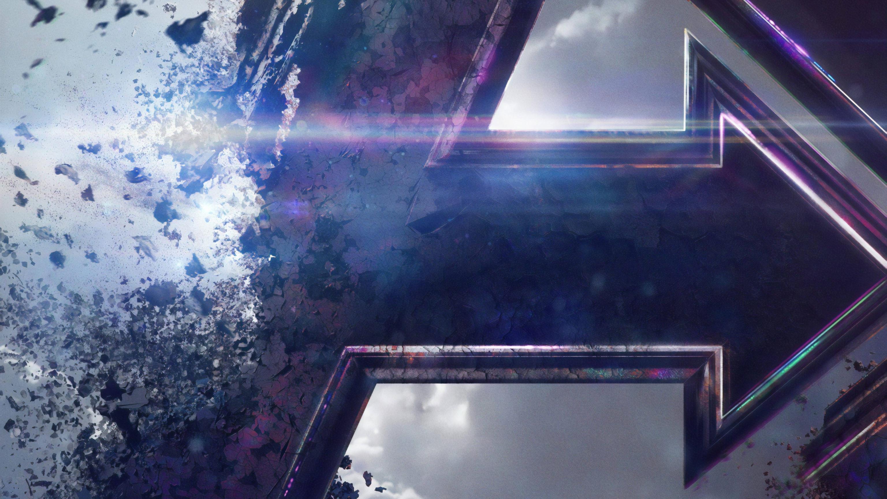 7680x4320 Avengers: Endgame Movie Logo 8K