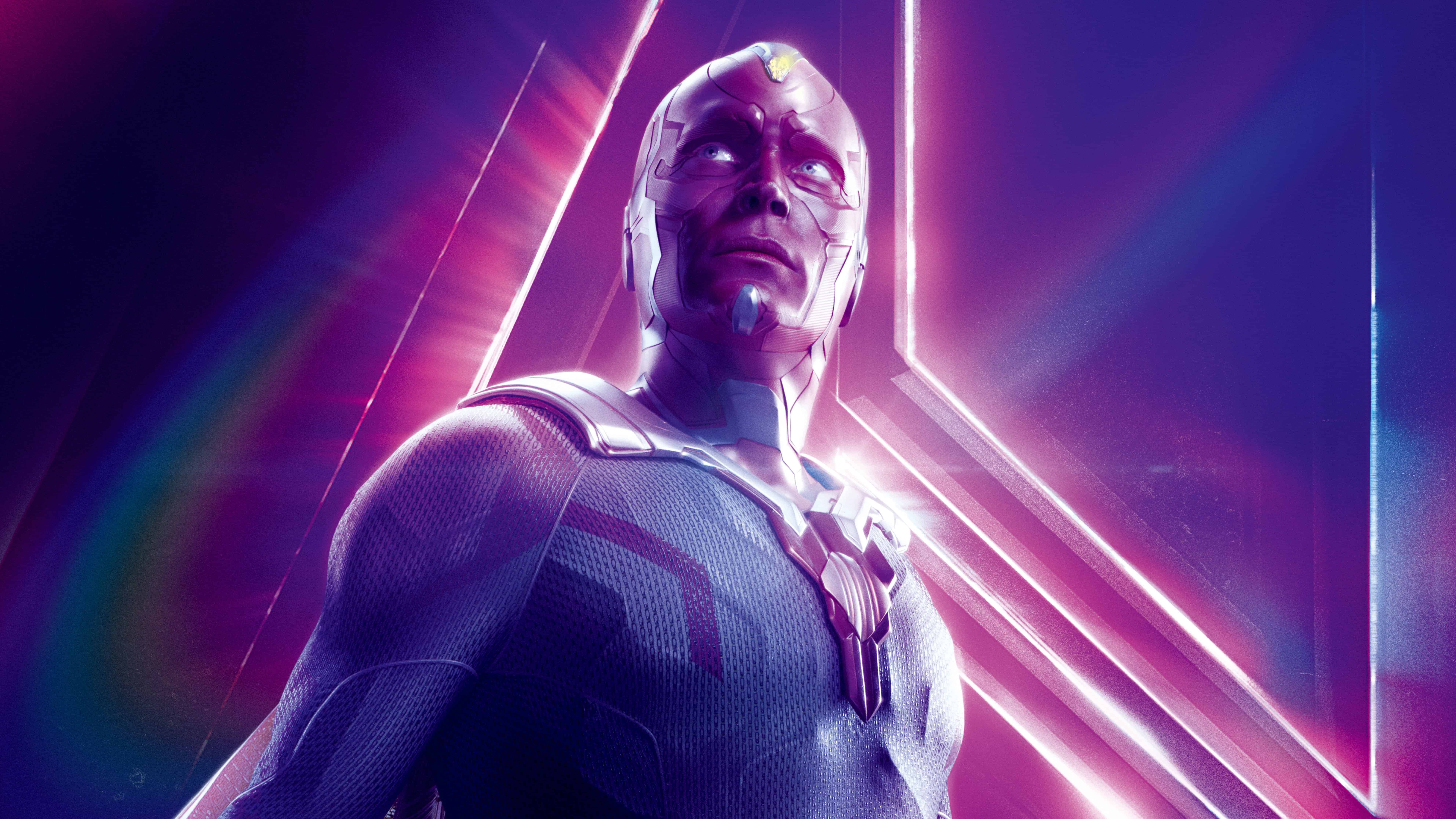 7680x4320 Avengers Infinity War Vision UHD 8K Wallpaper