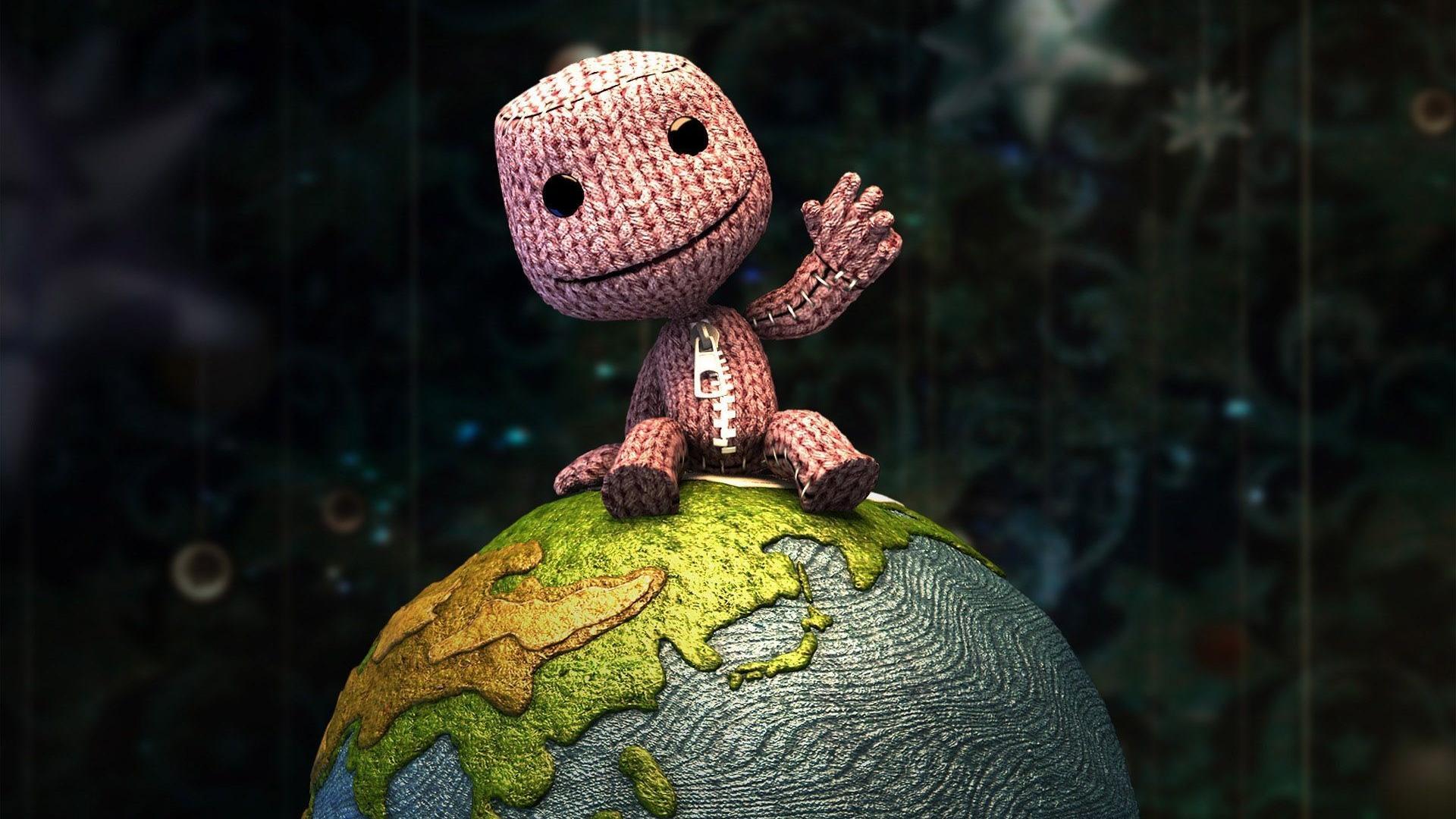 1920x1080 Earth sackboy funny artwork little big planet wallpaper