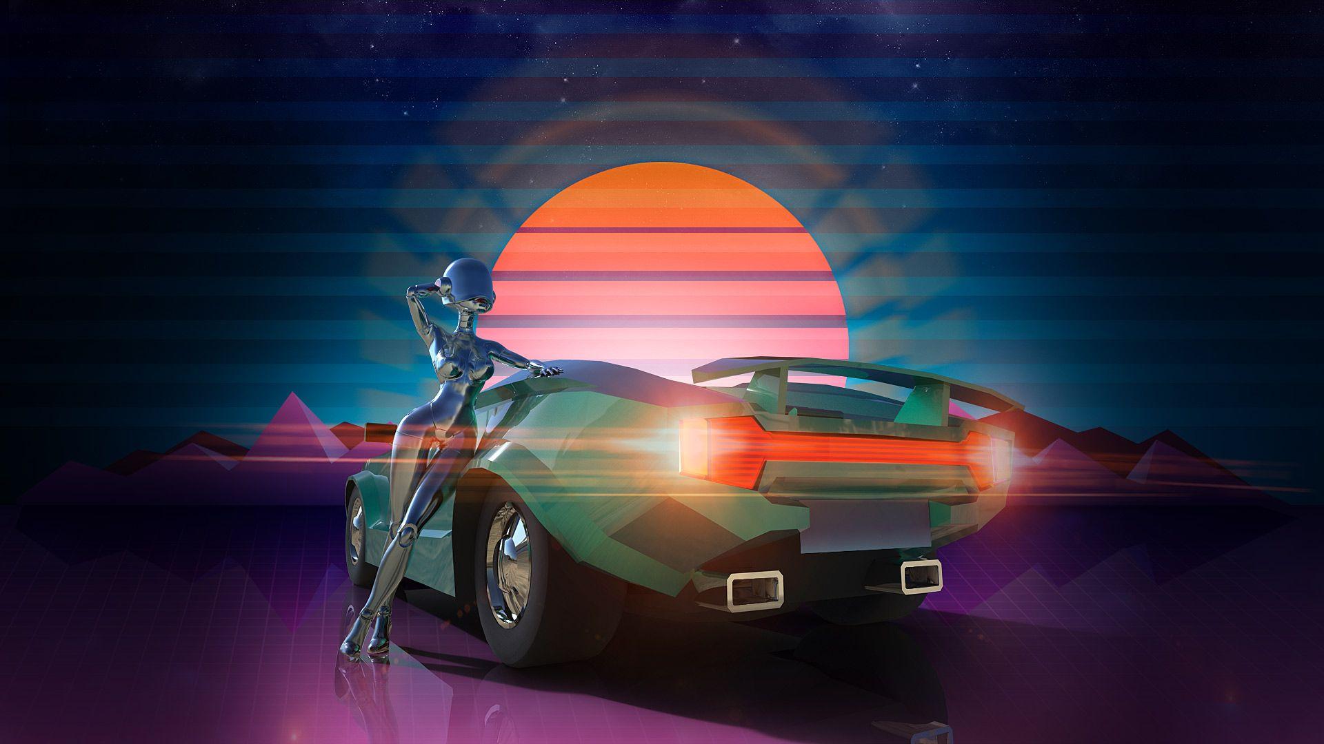1920x1080 Steam Card Exchange - Showcase - Neon Drive