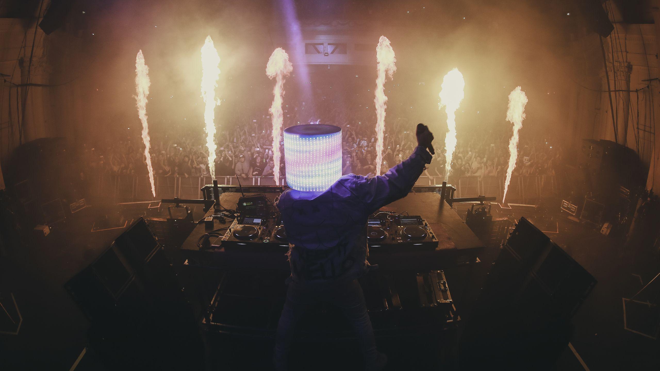 2560x1440 Marshmello Live Audience 1440P Resolution HD 4k