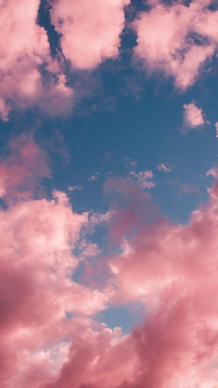 900x1600 Pink sky #wallpaperbackground. Night sky wallpaper, Beautiful