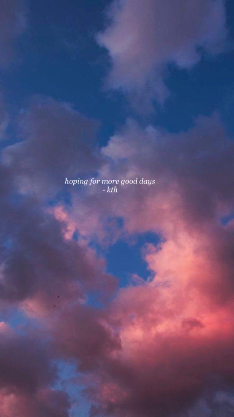 750x1334 Aesthetic Pink Sky Quotes, HD Wallpaper & background Download