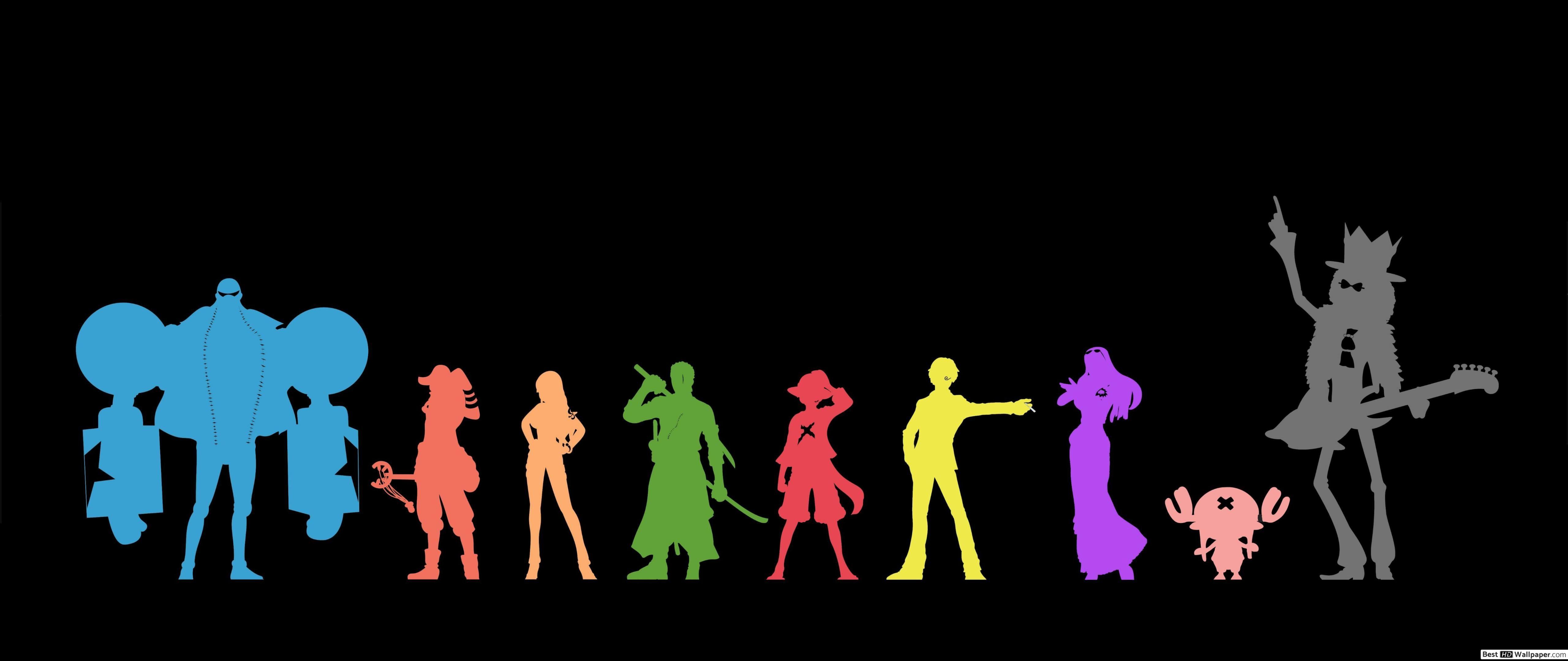 5120x2160 One Piece, Usopp, Nico Robin, Roronoa Zoro, Monkey D. Luffy