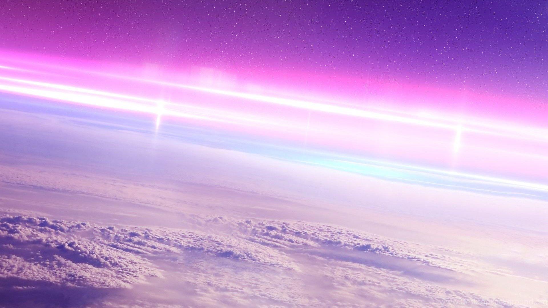1920x1080 Pink Skies Wallpaper Desktop Background