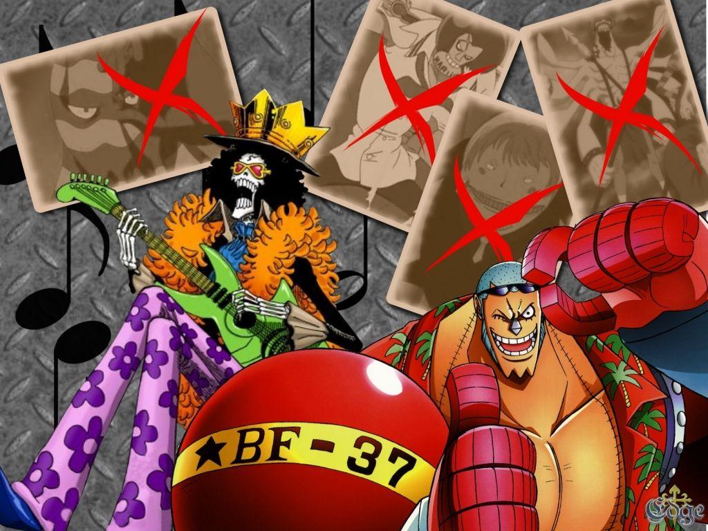 1024x768 One Piece Franky Wallpaper