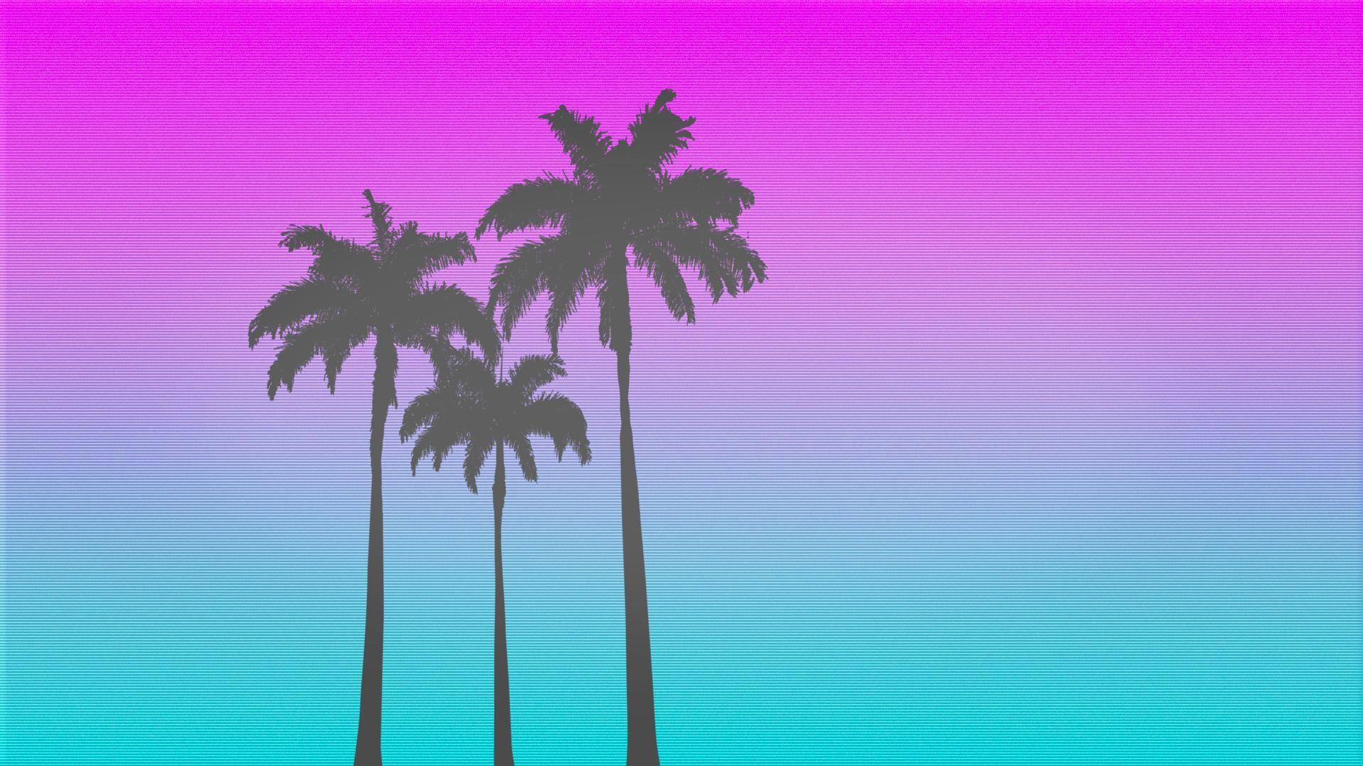 1920x1080 Retro Palms HD Wallpaperx1080