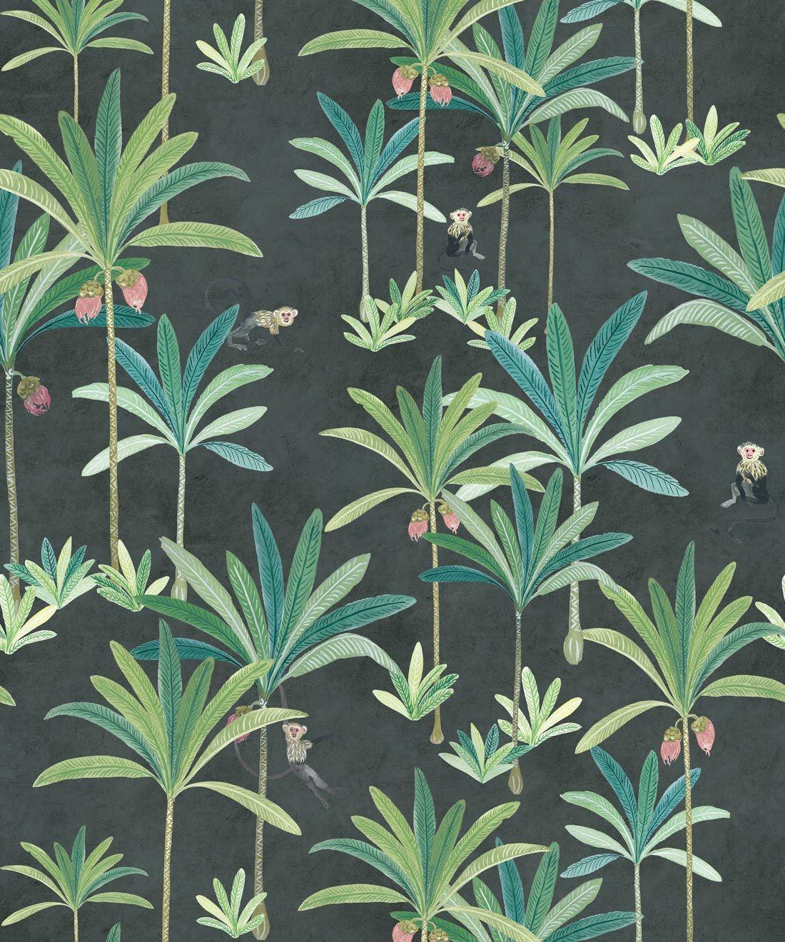 1100x1320 Monkey Palms Designer Kids Wallpaper
