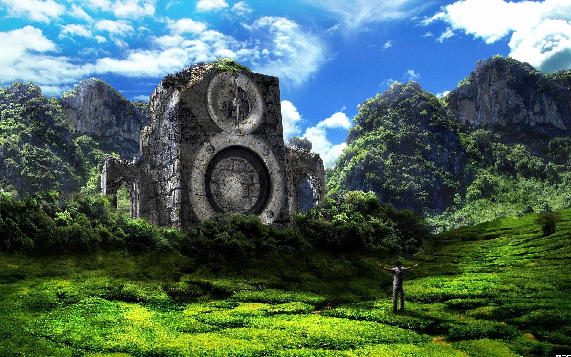 1920x1200 Wallpaper Fantasy Landscape High Definition Picture Tablet Pc