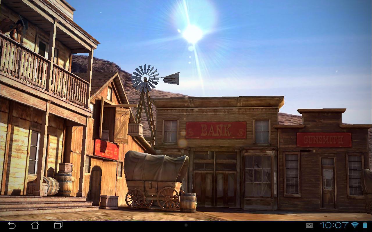 1280x800 Wild West Town 3D