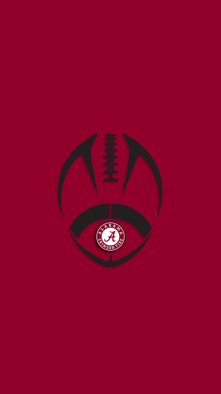 750x1334 RTB cell phone wallpaper. Roll Tide Bama