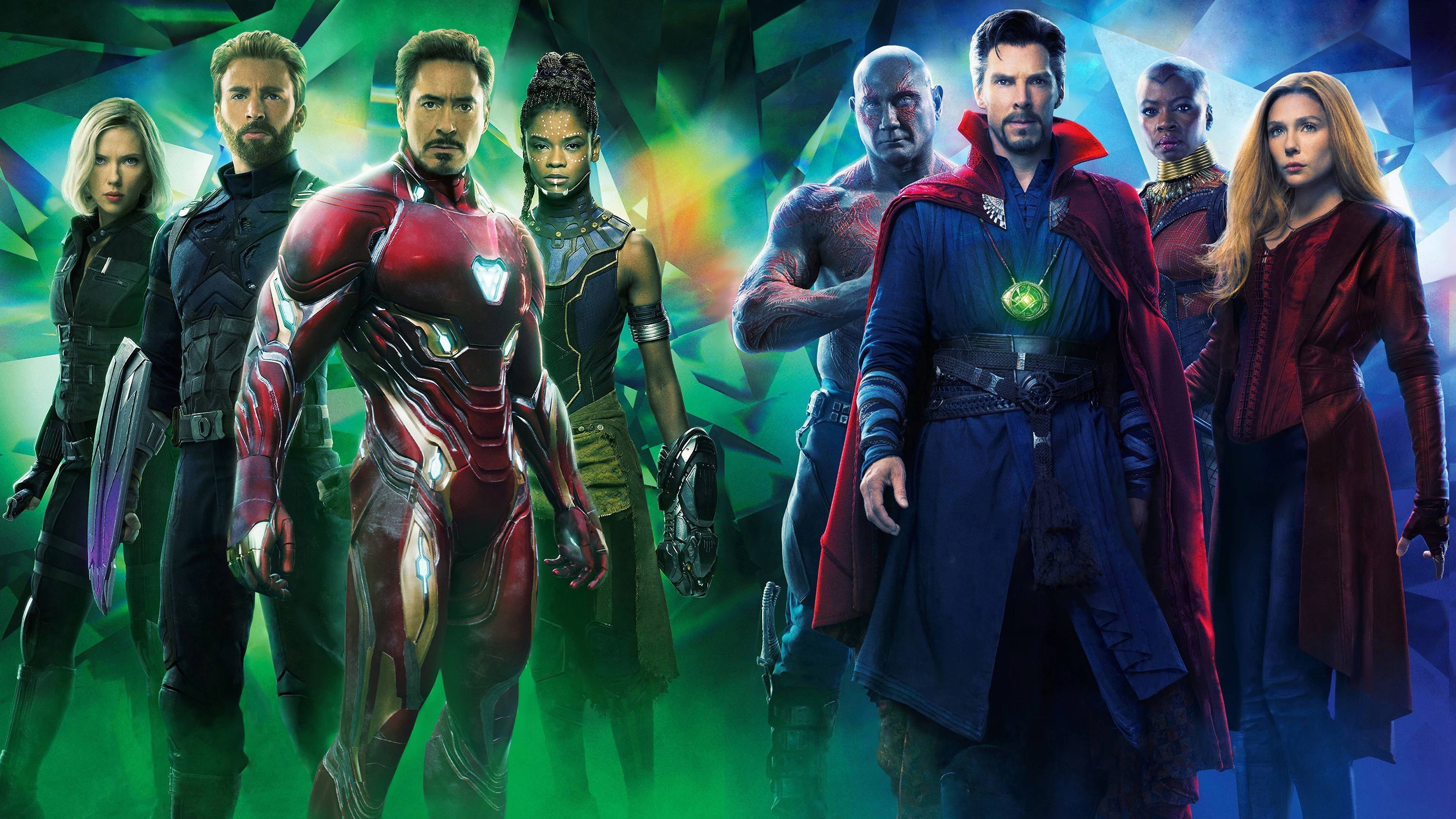 3840x2160 Avengers: Infinity War Iron Man Doctor Strange Captain America