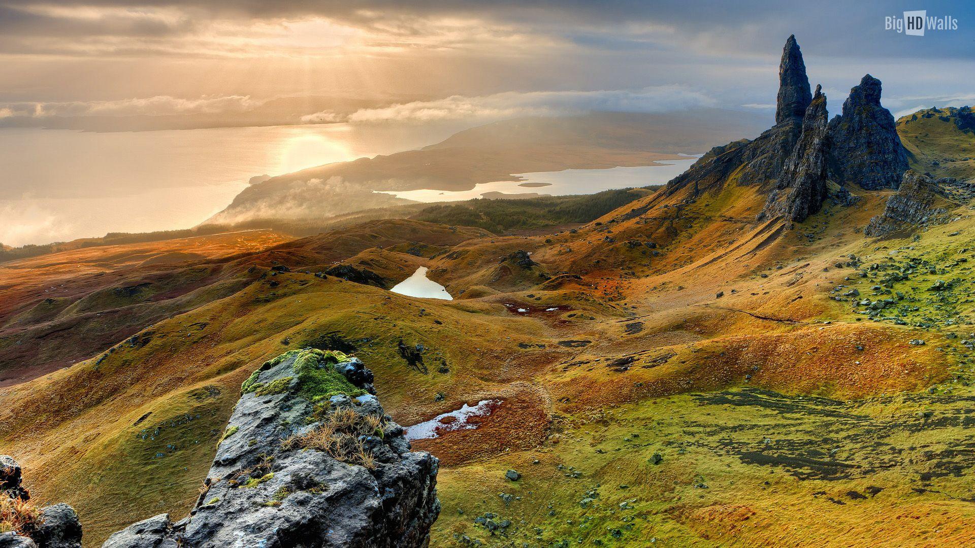 1920x1080 awesome Landscape Picture from Scotland