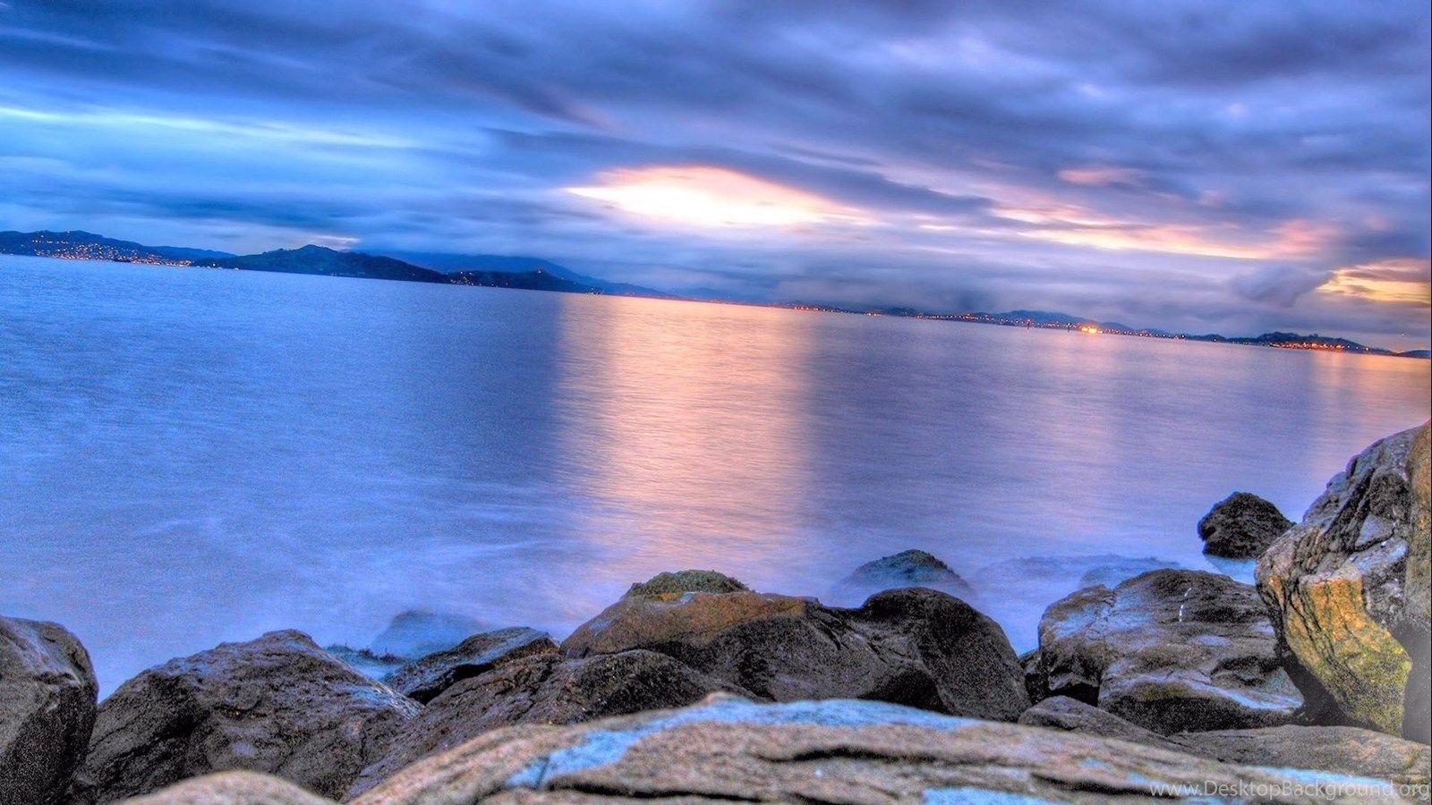 1600x900 Free Ocean Landscape Wallpaper Desktop Background