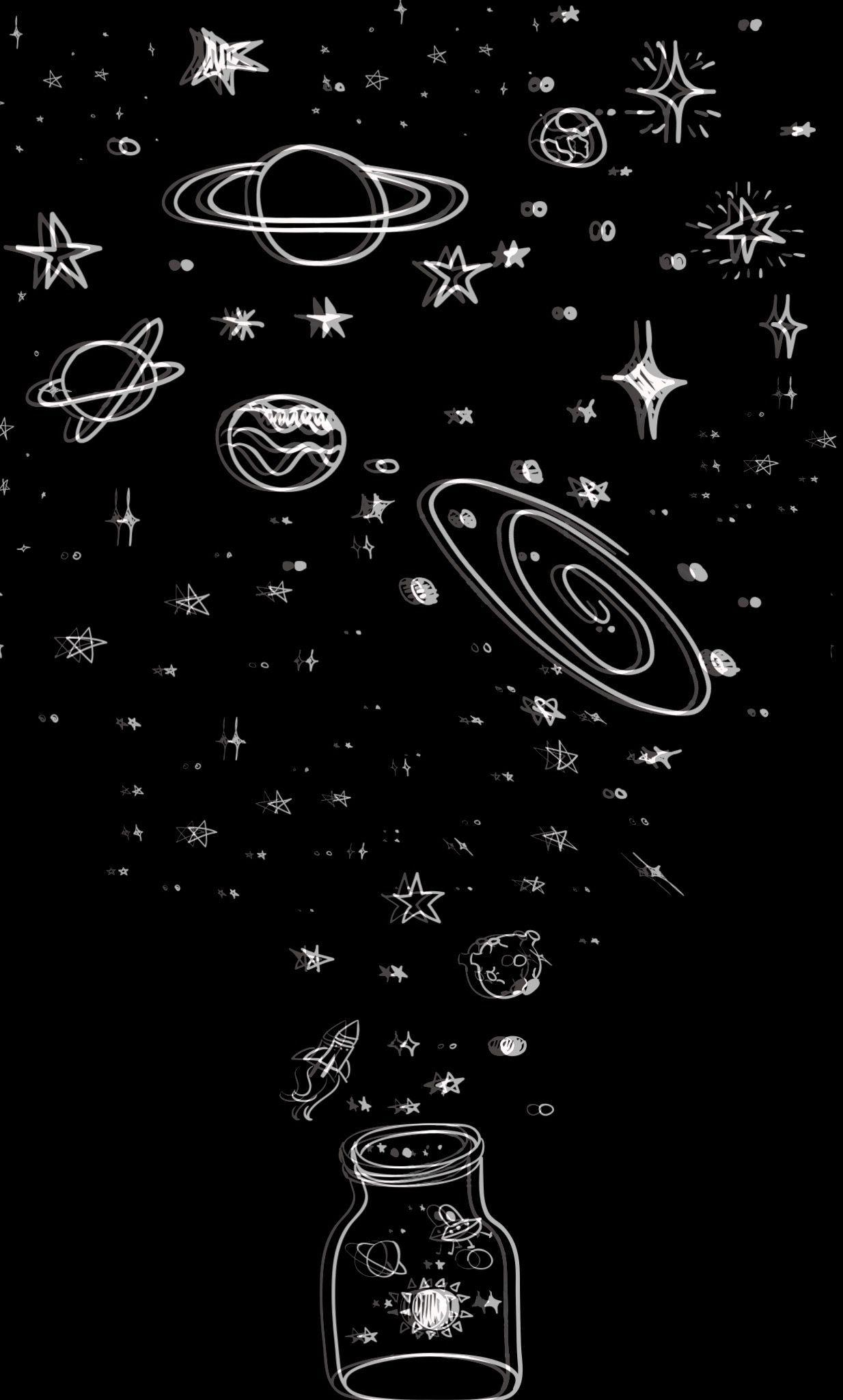 1234x2047 Aesthetic Space PHONE Wallpaper