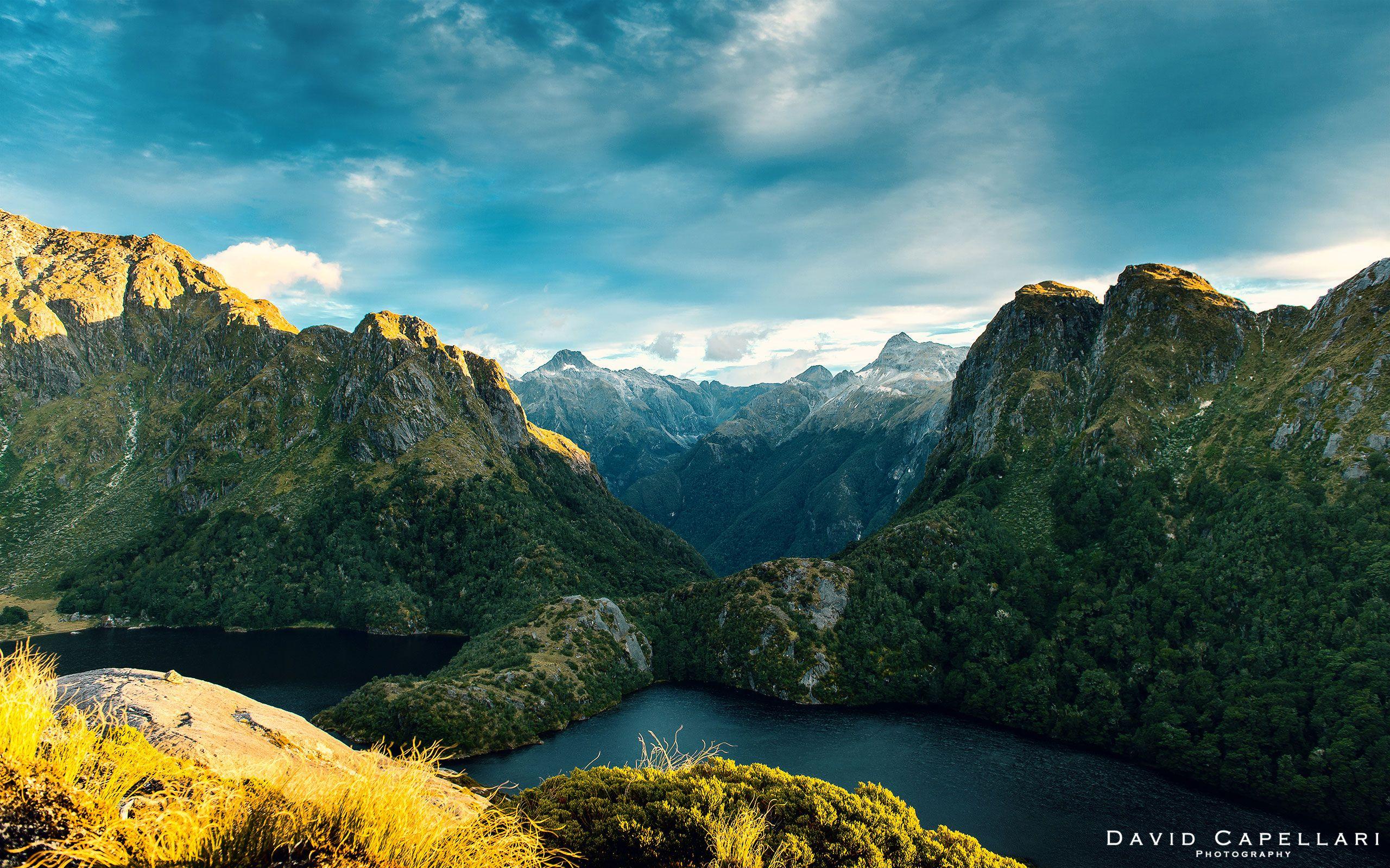 2560x1600 Wallpaper Fiordland, Mountains, New Zealand, Nature