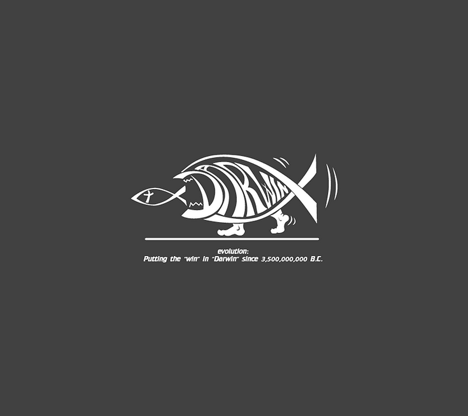 960x854 Darwin Fish 1 wallpaper