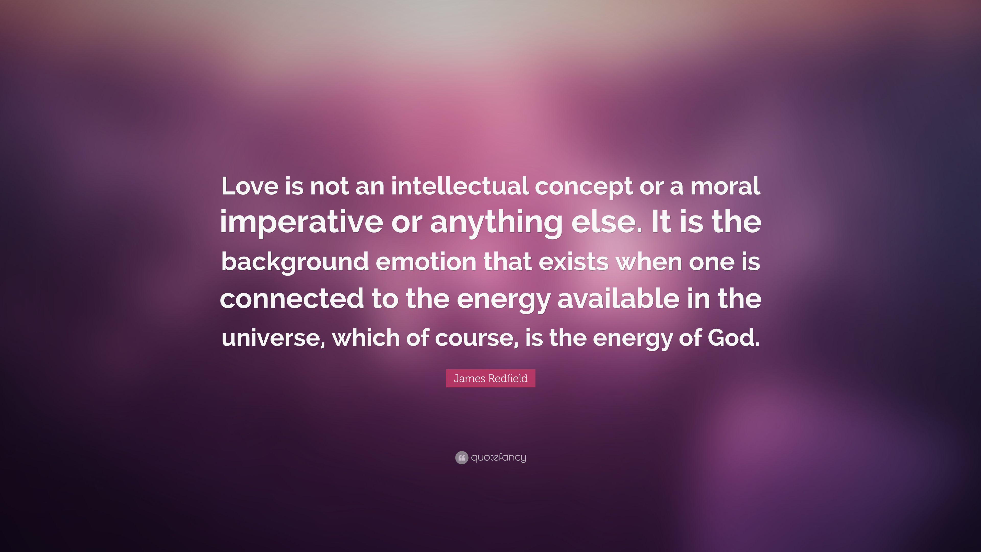 3840x2160 James Redfield Quote: “Love is not an intellectual concept or a