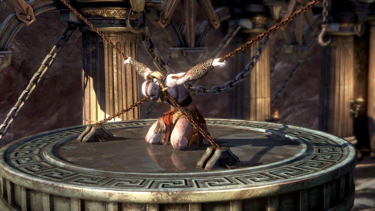 1244x700 Chains Kratos God of War: Ascension wallpaperx1080