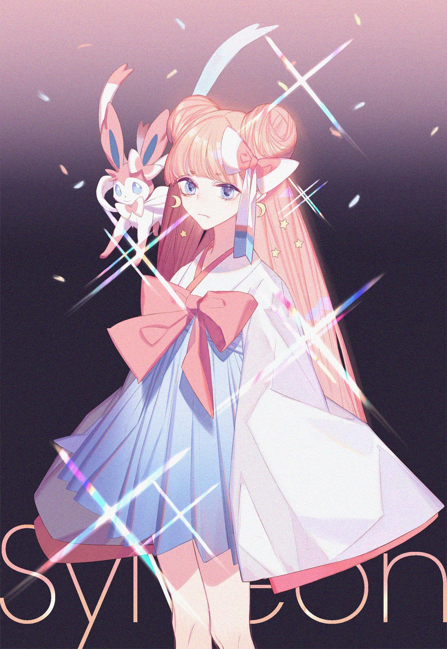 1500x2180 Sylveonémon Wallpaper Anime Image