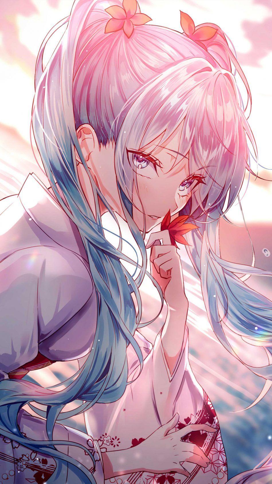 950x1689 Anime Girl Hatsune Miku 4k Ultra HD Mobile Wallpaper