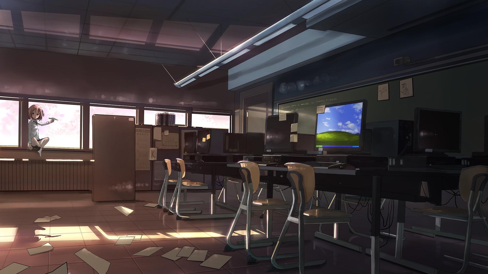 Anime Room HD Wallpaper by Surafin