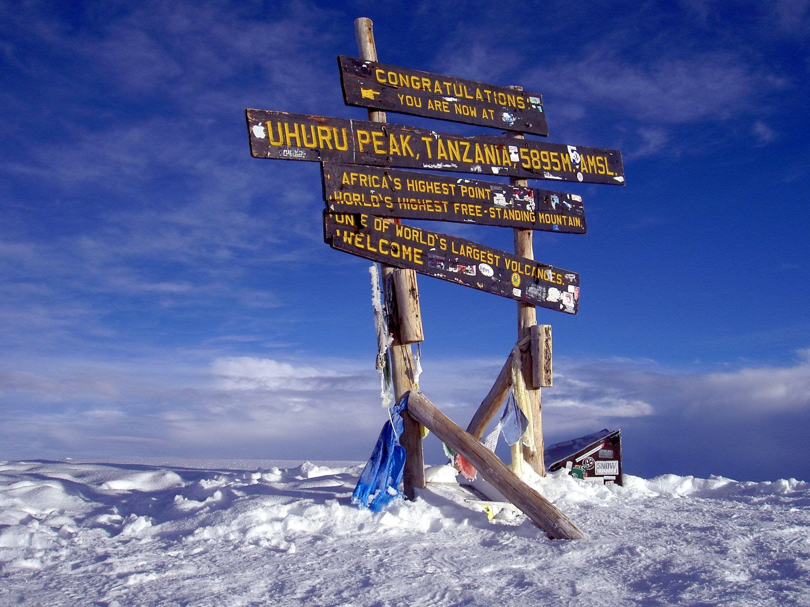 2592x1944 Kilimanjaro Summit Post [2592x1944]