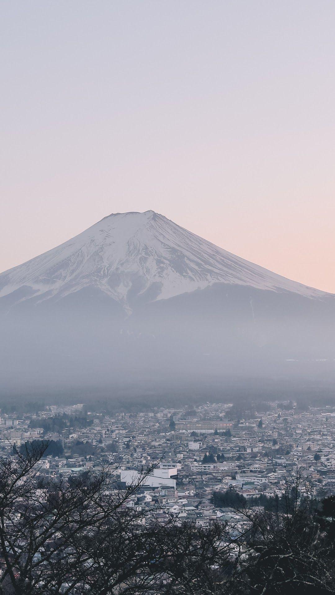 1080x1920 Mount Fuji, City, Japan, Landscape, Scenery, 8K iPhone 7