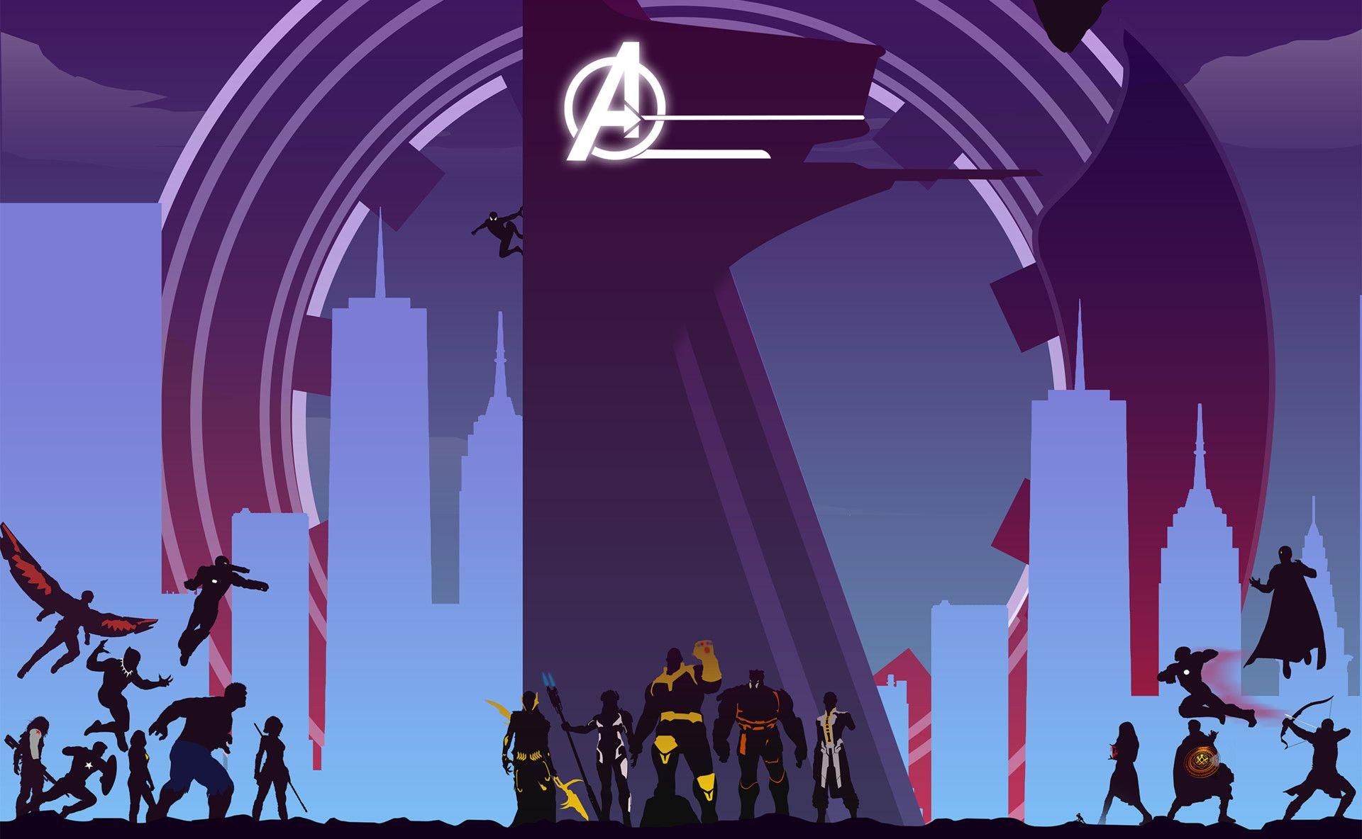 1920x1184 Avengers Infinity War Illustration, HD Movies, 4k Wallpaper