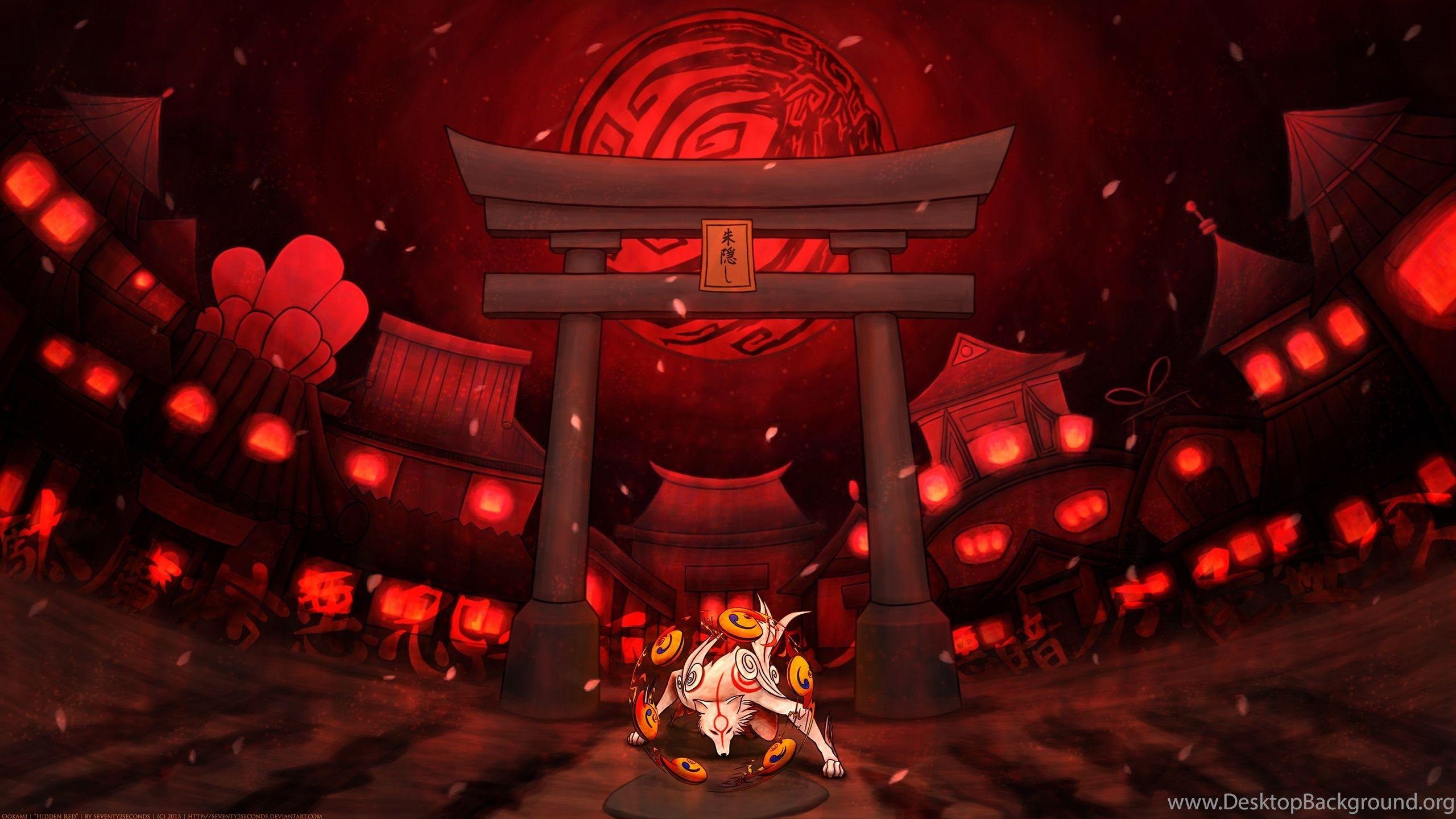 2560x1440 Wallpaper Amaterasu Okami Official Illustrations Collection