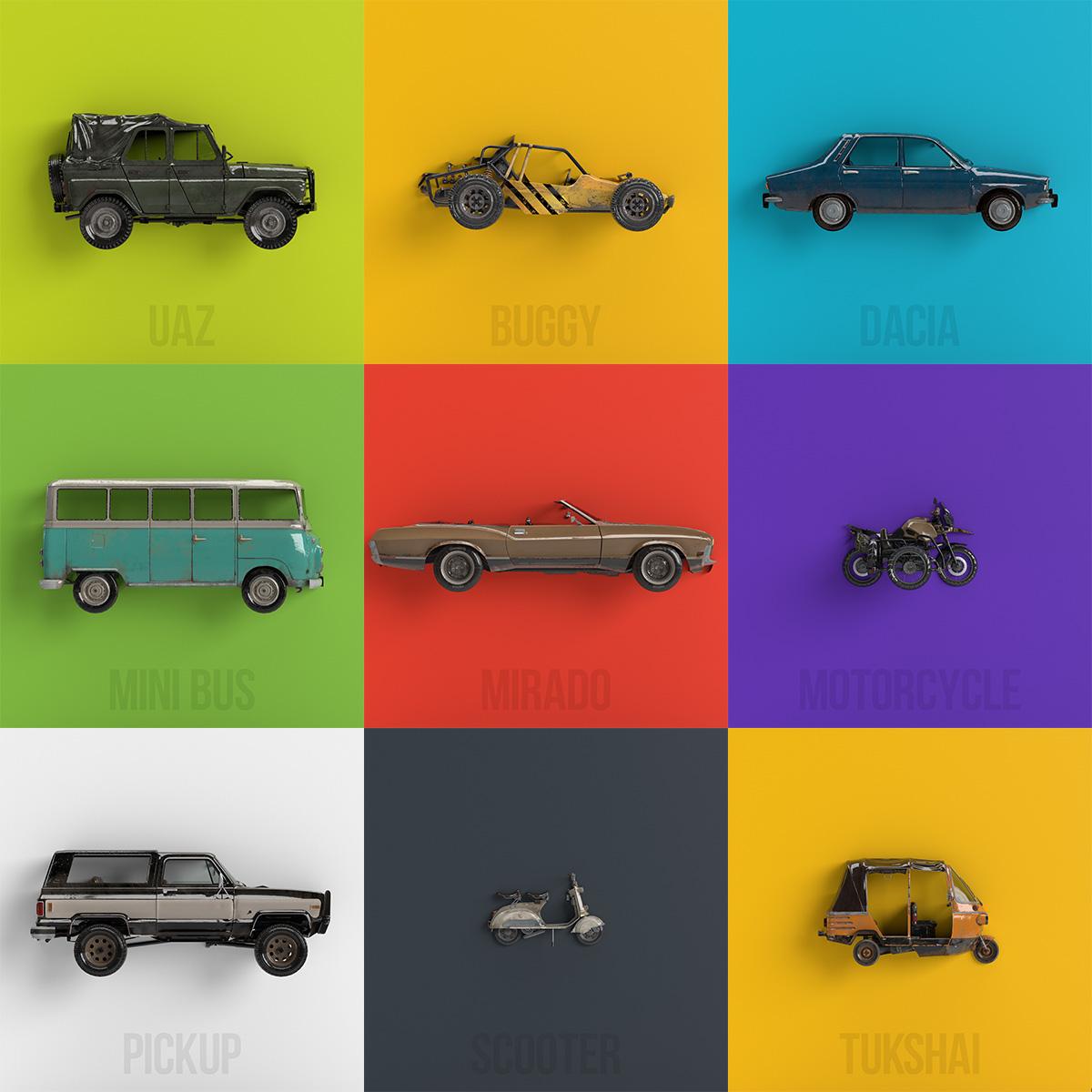 1200x1200 Car HD Collection: Pubg Car Wallpaper HD