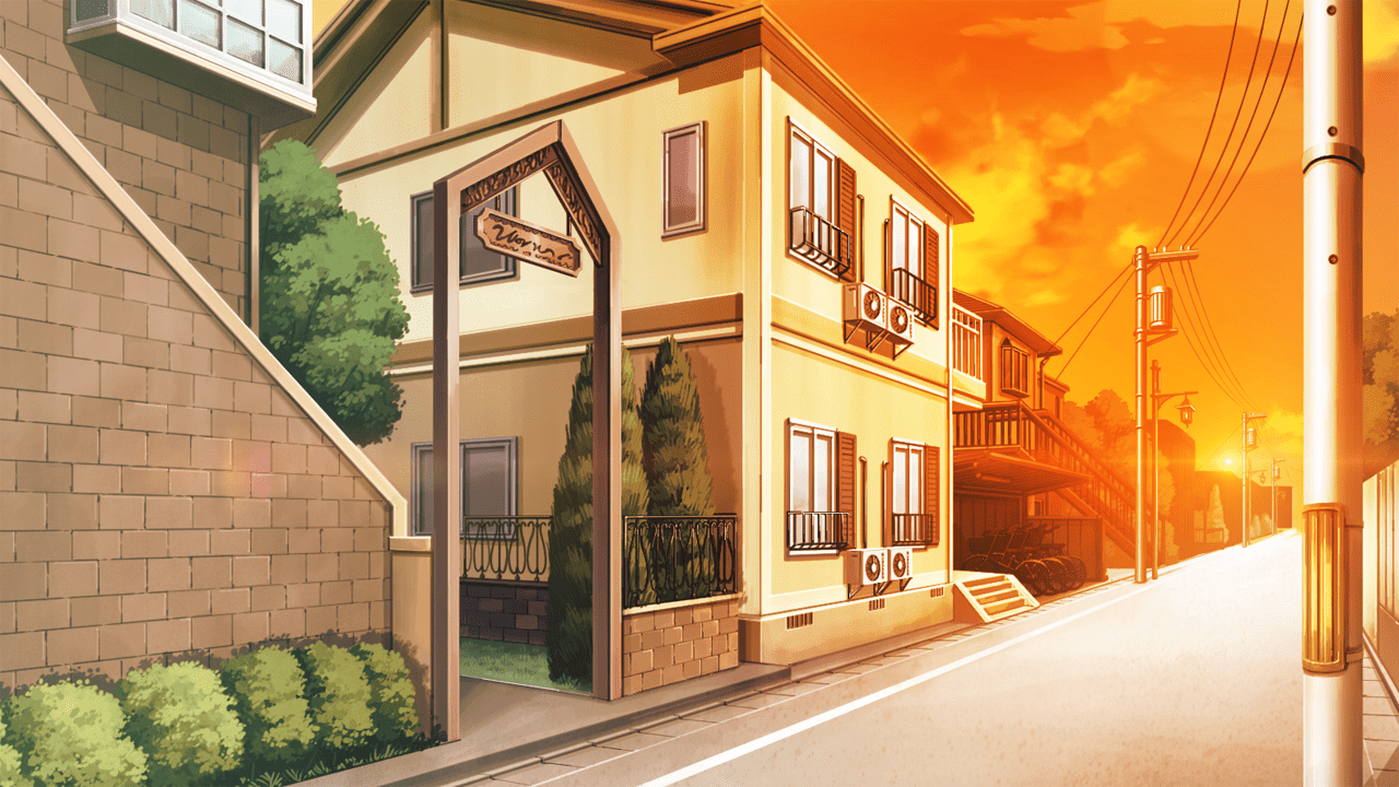 Anime Room, house, indoor, anime, garden, sunset, room, orginal, elegant,  HD wallpaper | Peakpx